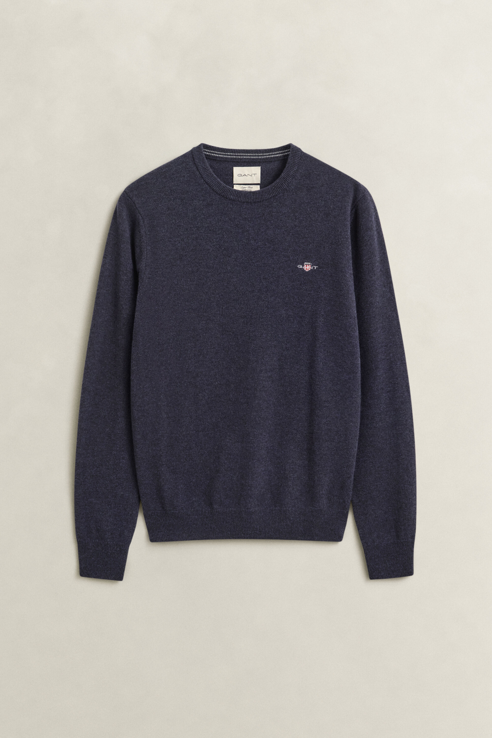 Rundhalspullover aus Lambswool