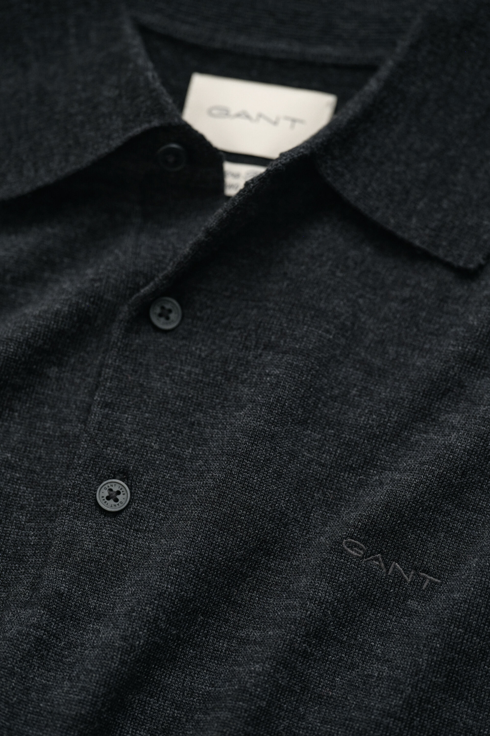 Polopullover aus extrafeiner Merinowolle