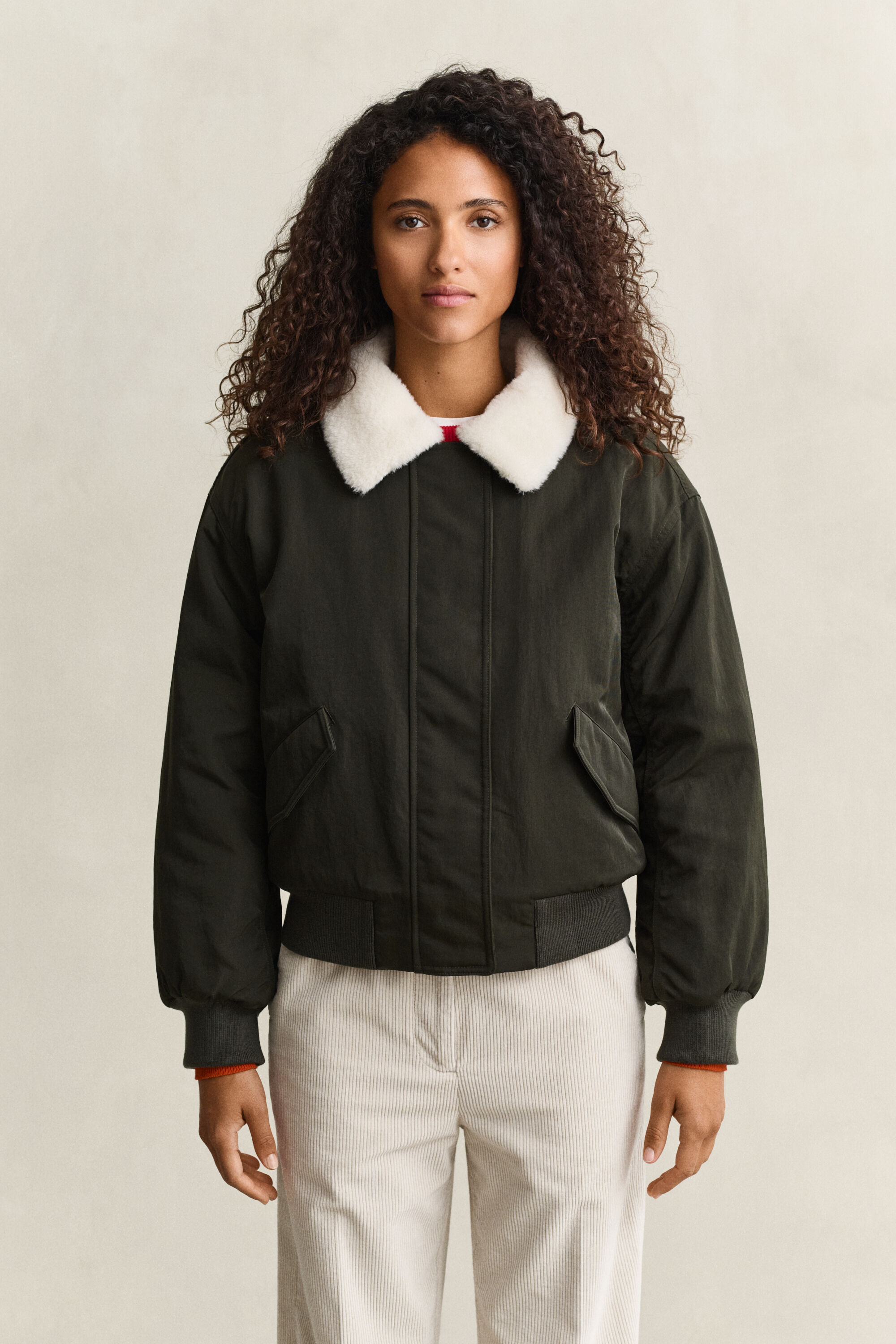 Wattierte Bomberjacke