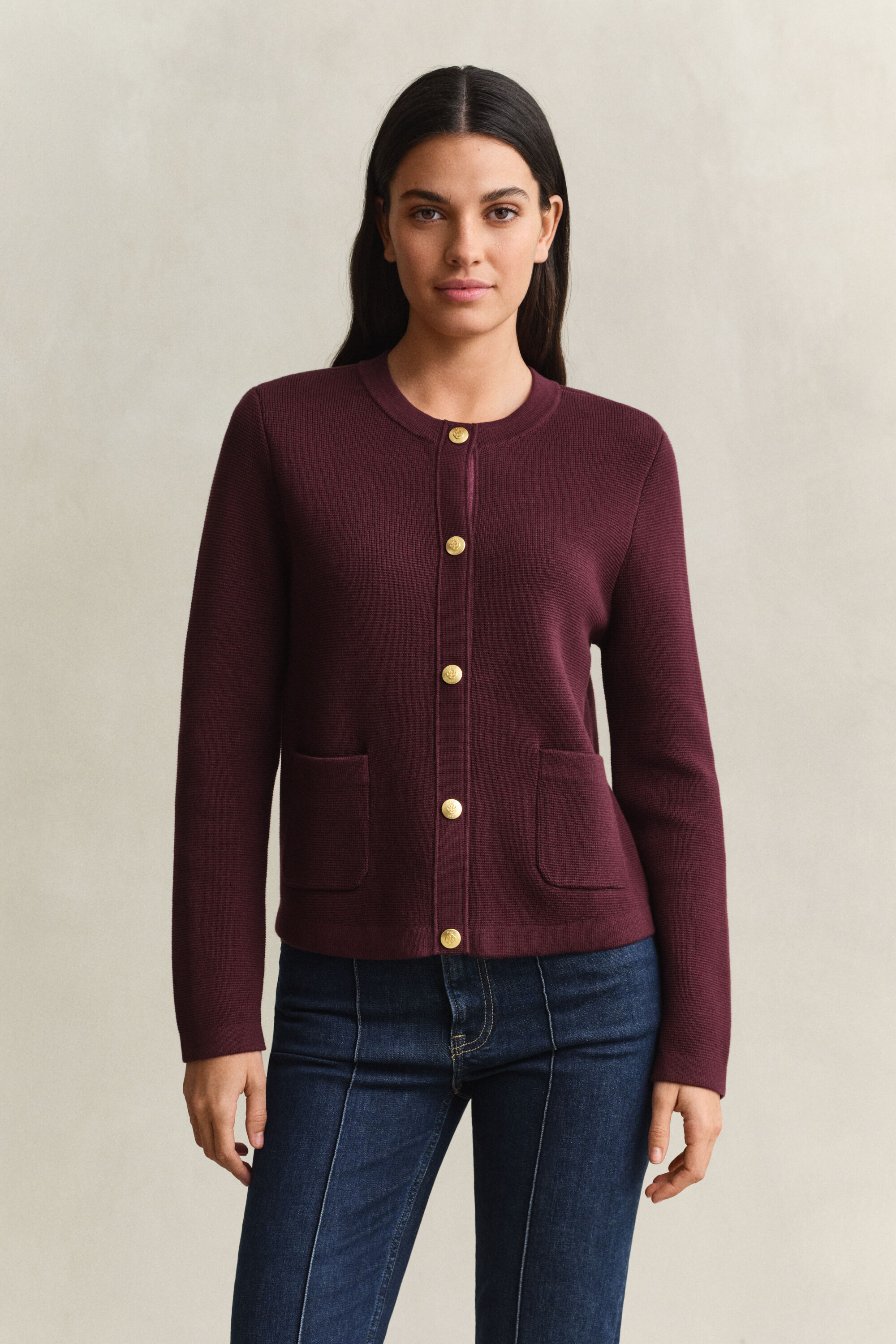 Strickjacke aus Baumwolle