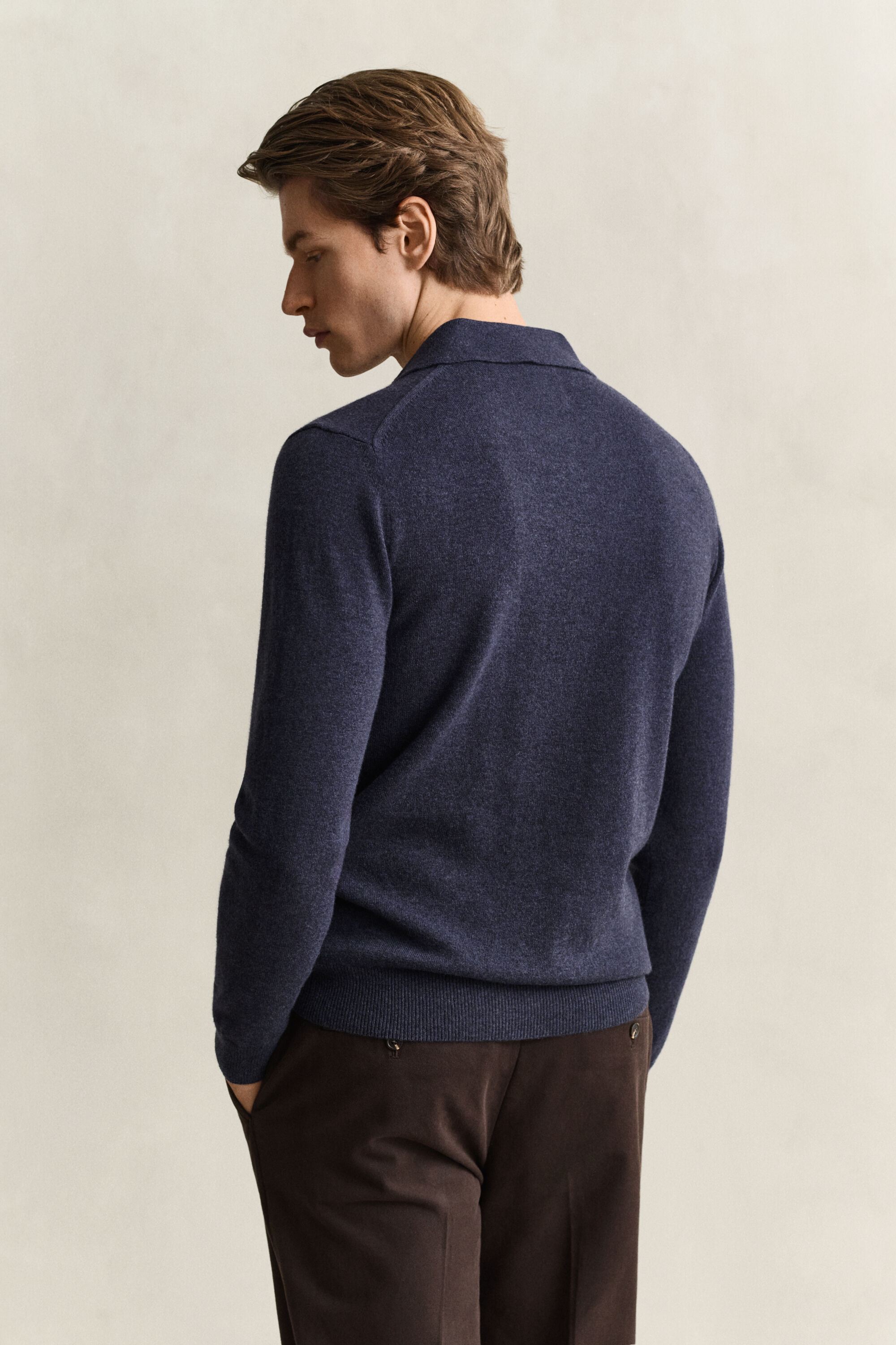Superfine Lambswool Polopullover