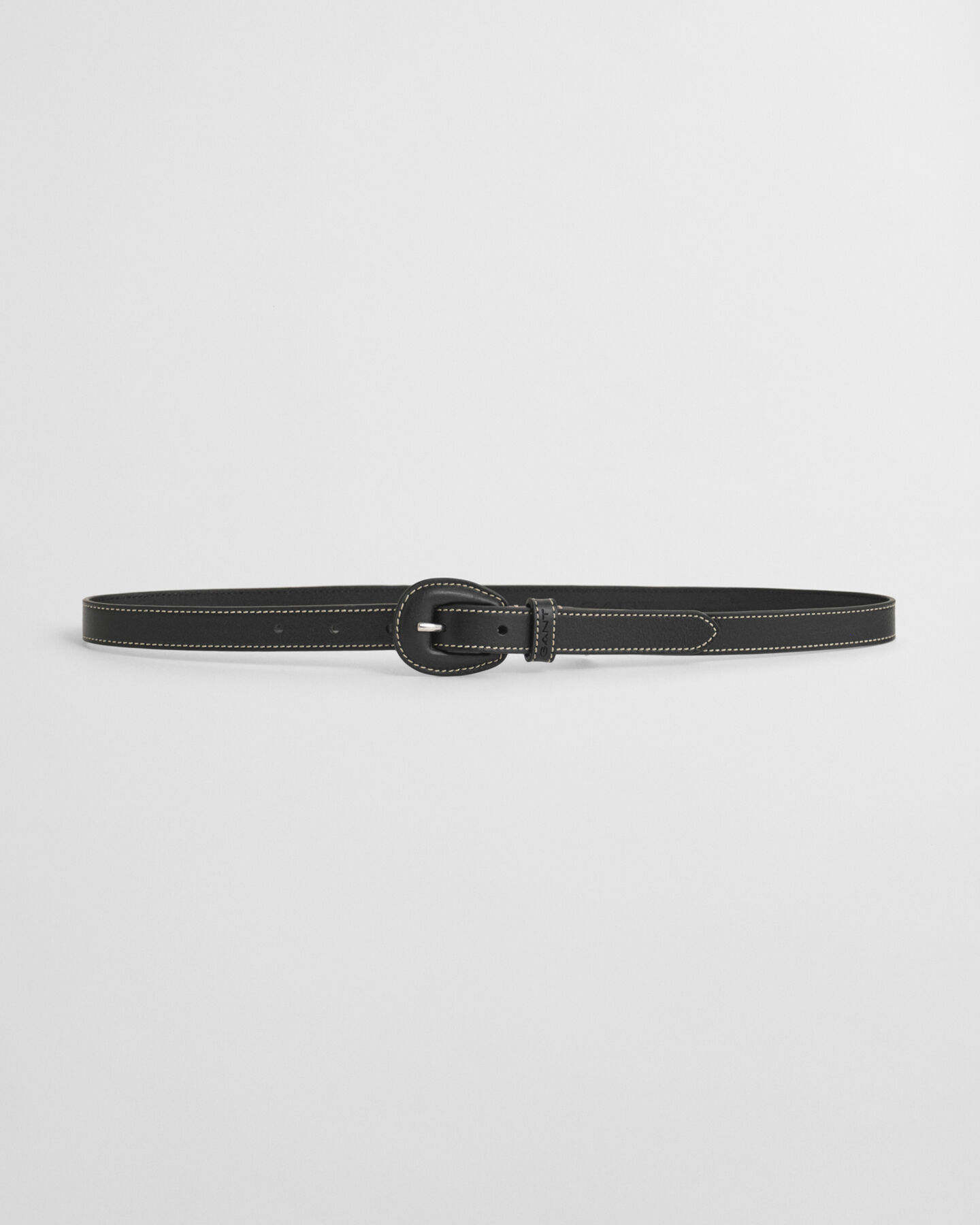 G&uuml;rtel mit lederbezogener Schnalle