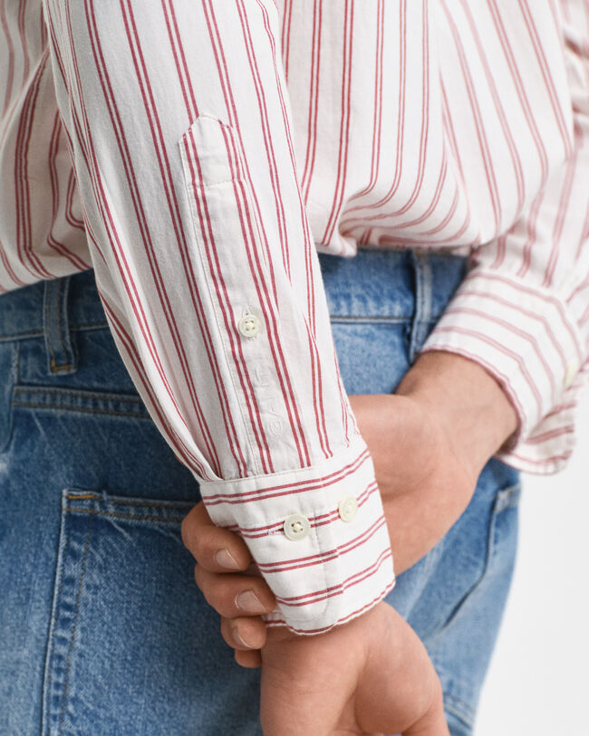 Regular Fit Archive Popeline Hemd mit Streifen