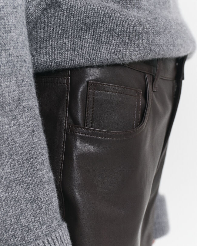 Lederhose im 5-Pocket-Design