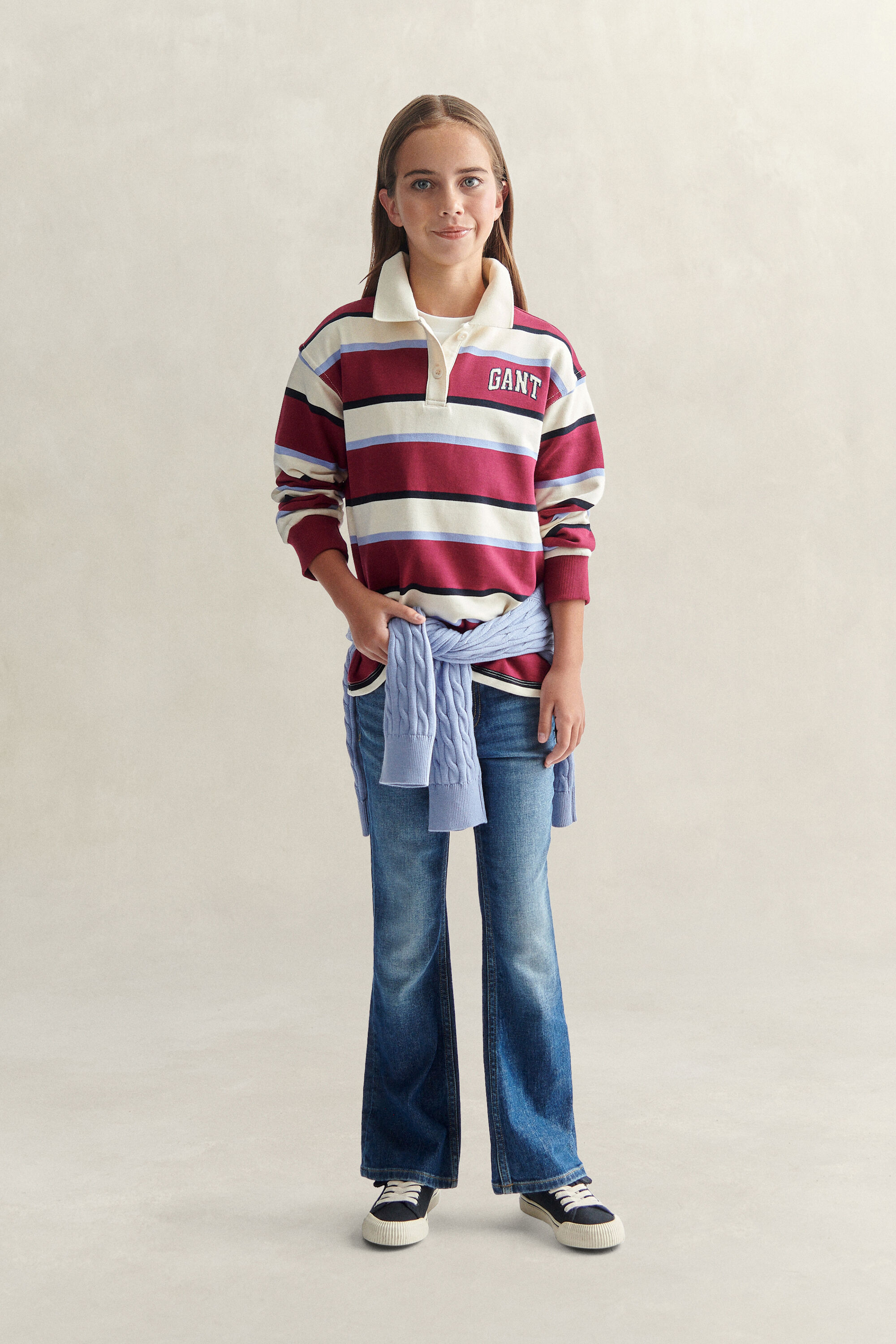 Teen Girls Rugby Sweatshirt
