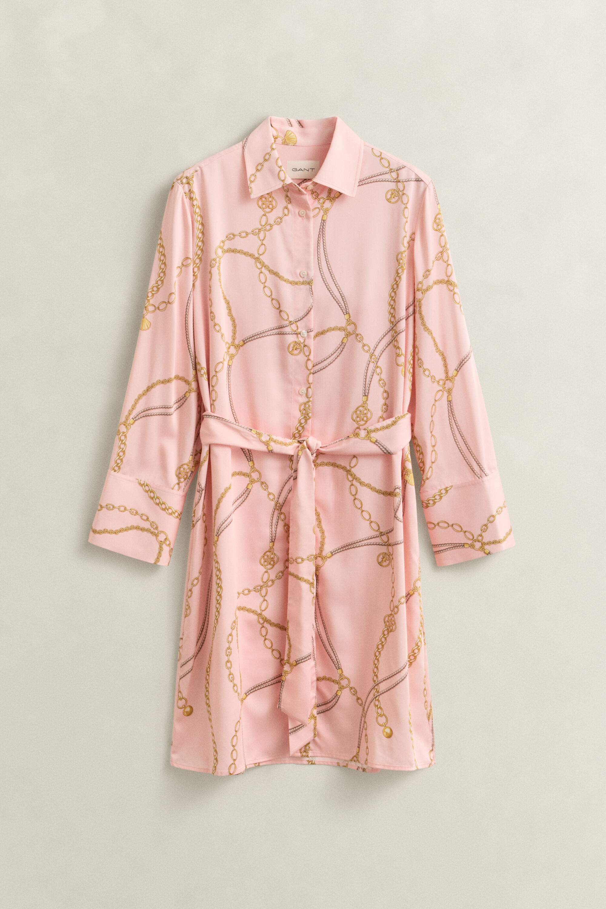 Hemdblusenkleid mit Gürtel