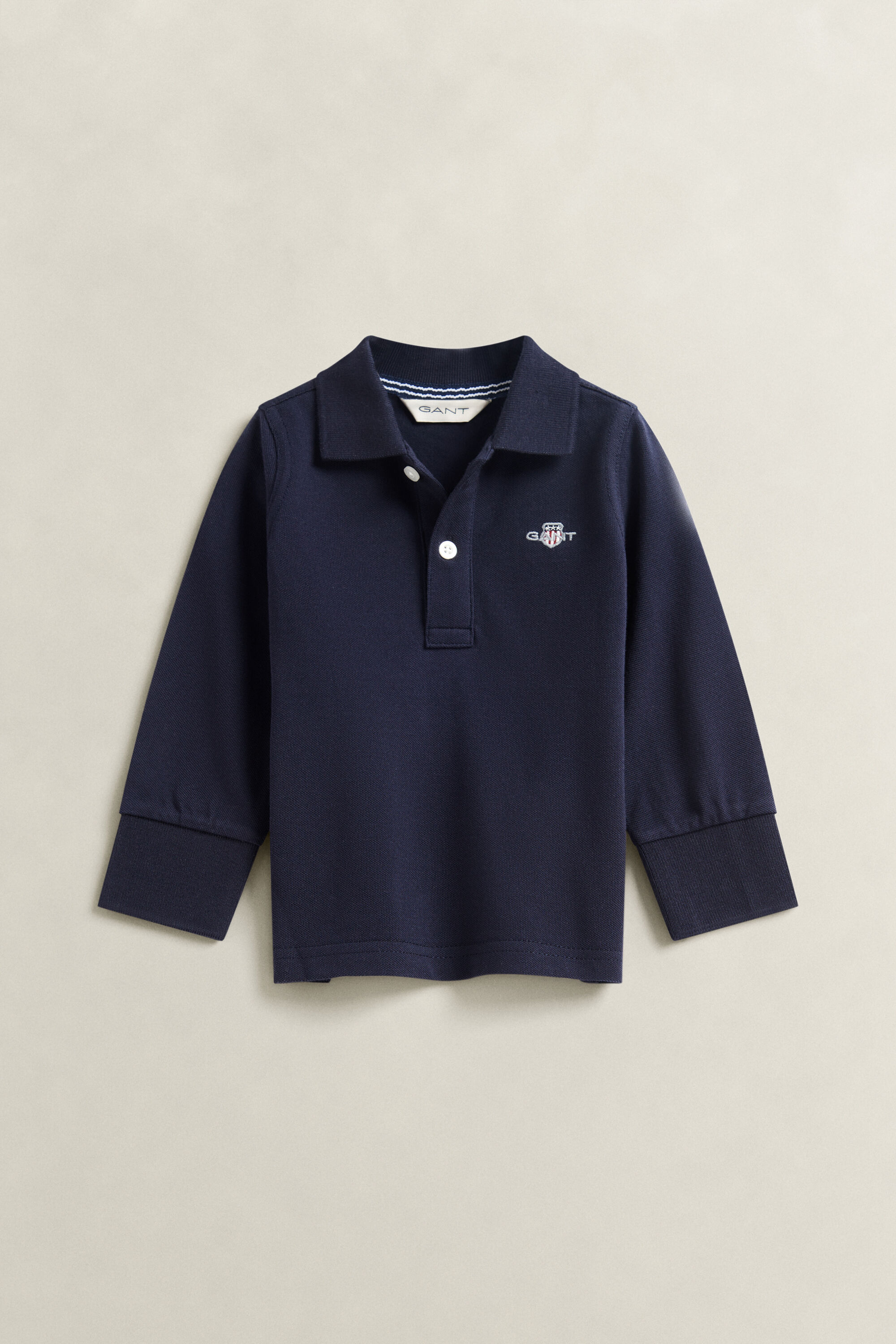 Boys Shield Langarm-Poloshirt
