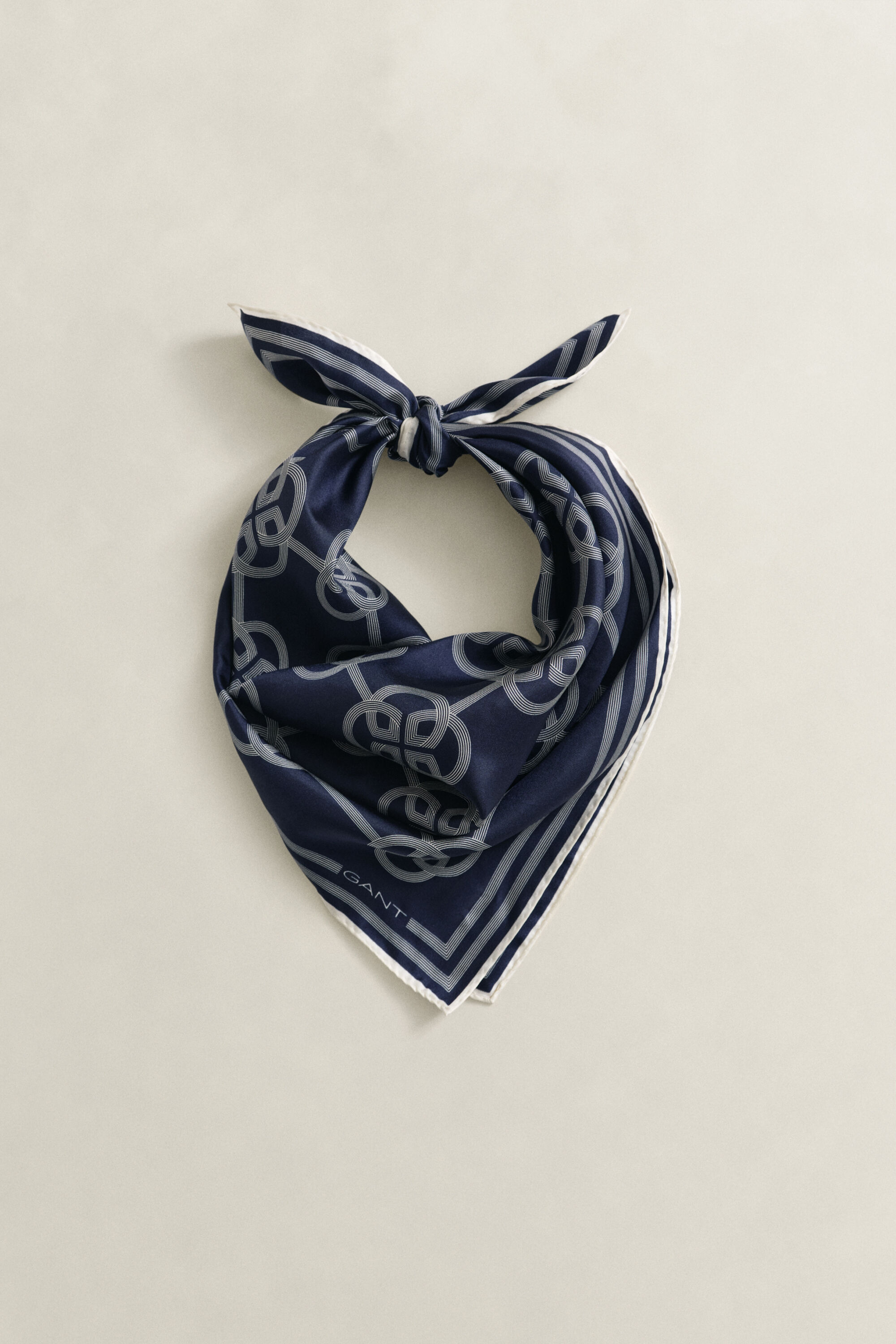 Monogram Seidentuch mit Print
