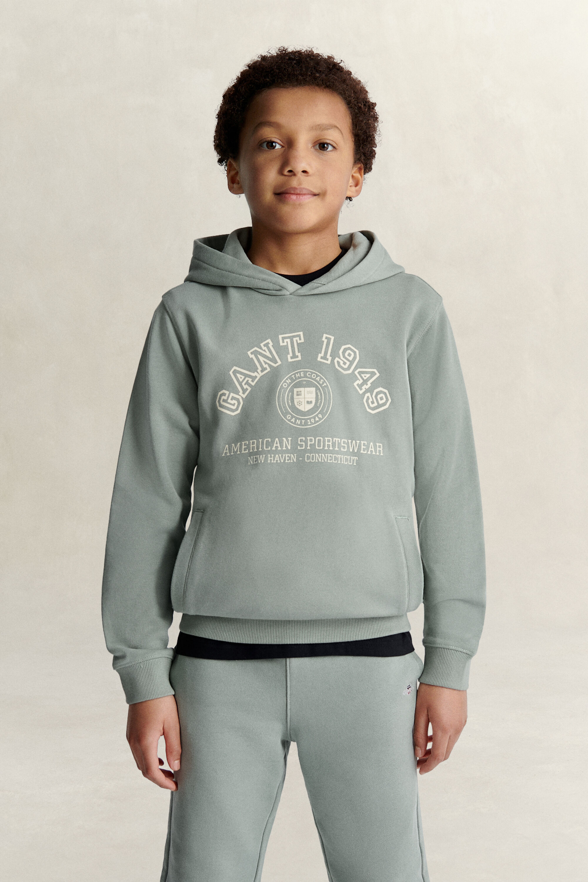 Teen Boys Collegiate Hoodie mit Logo
