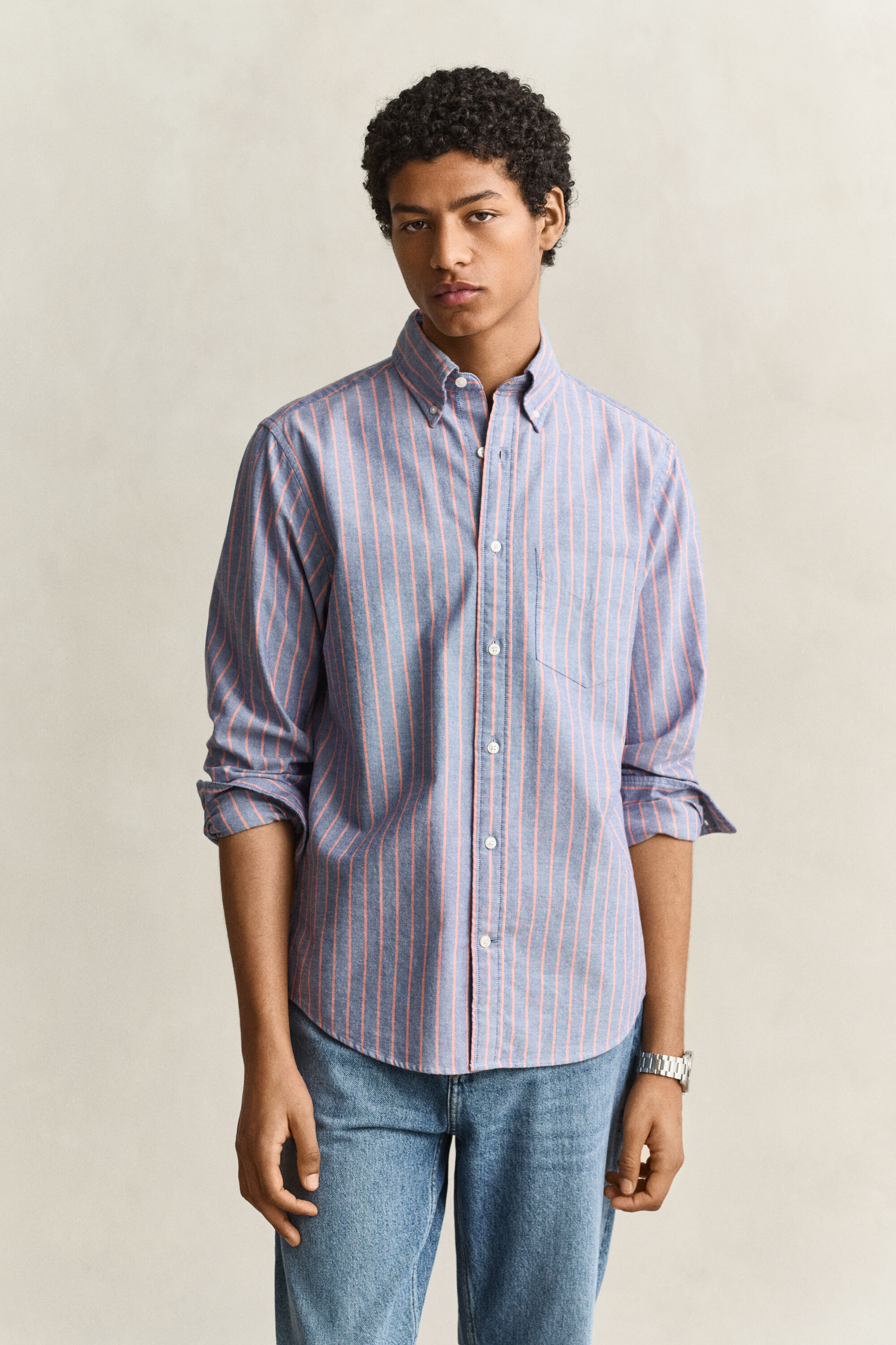 Classic Oxford-Hemd mit Streifen