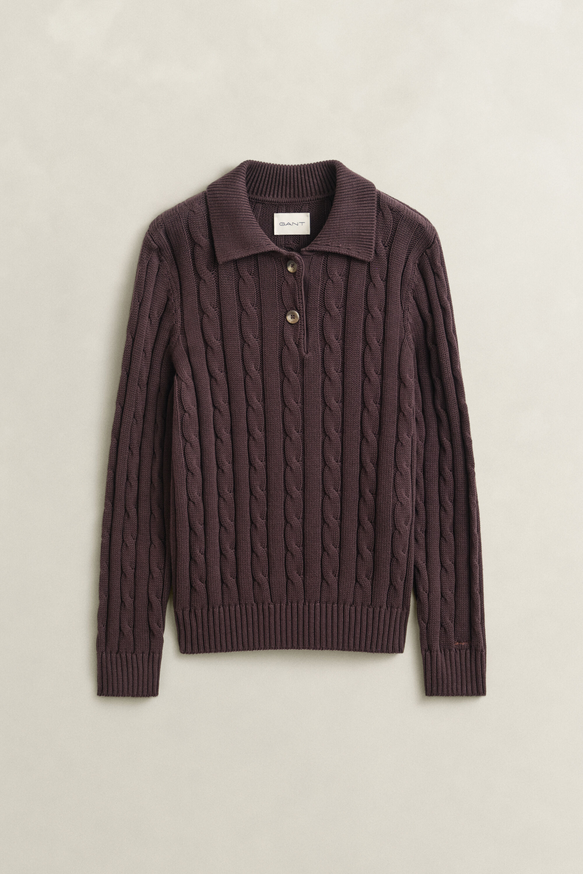 Zopfstrick Pullover aus Baumwolle