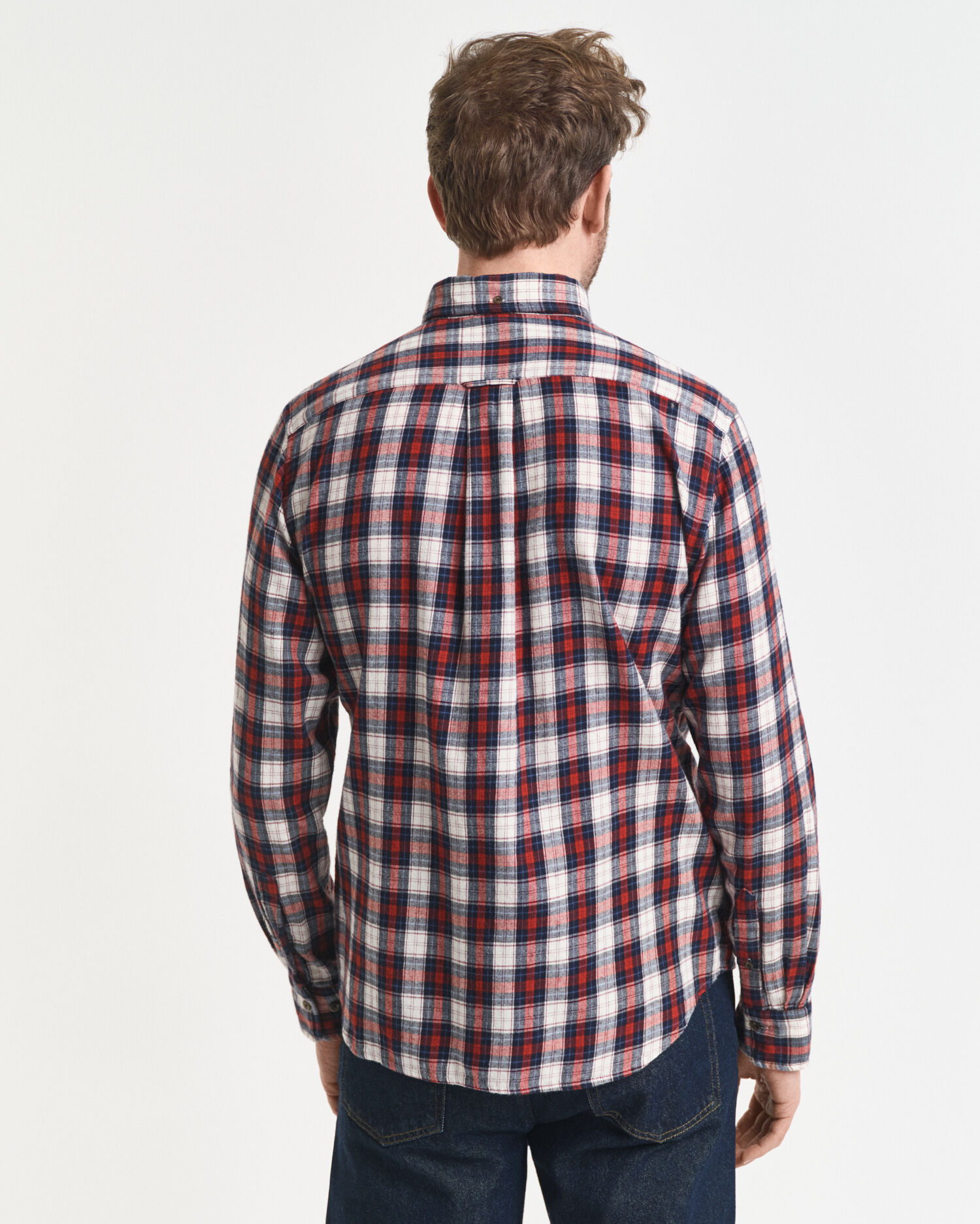 Regular Fit Windblown Flannel Hemd mit Karomuster
