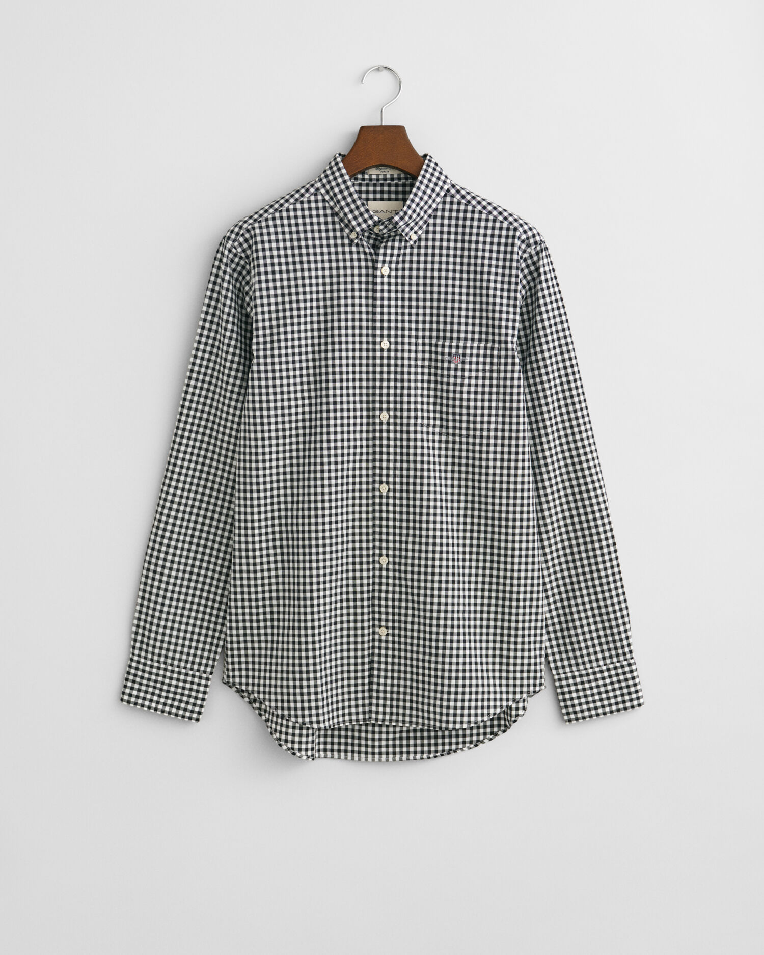 Regular Fit Classic Gingham Popeline Hemd