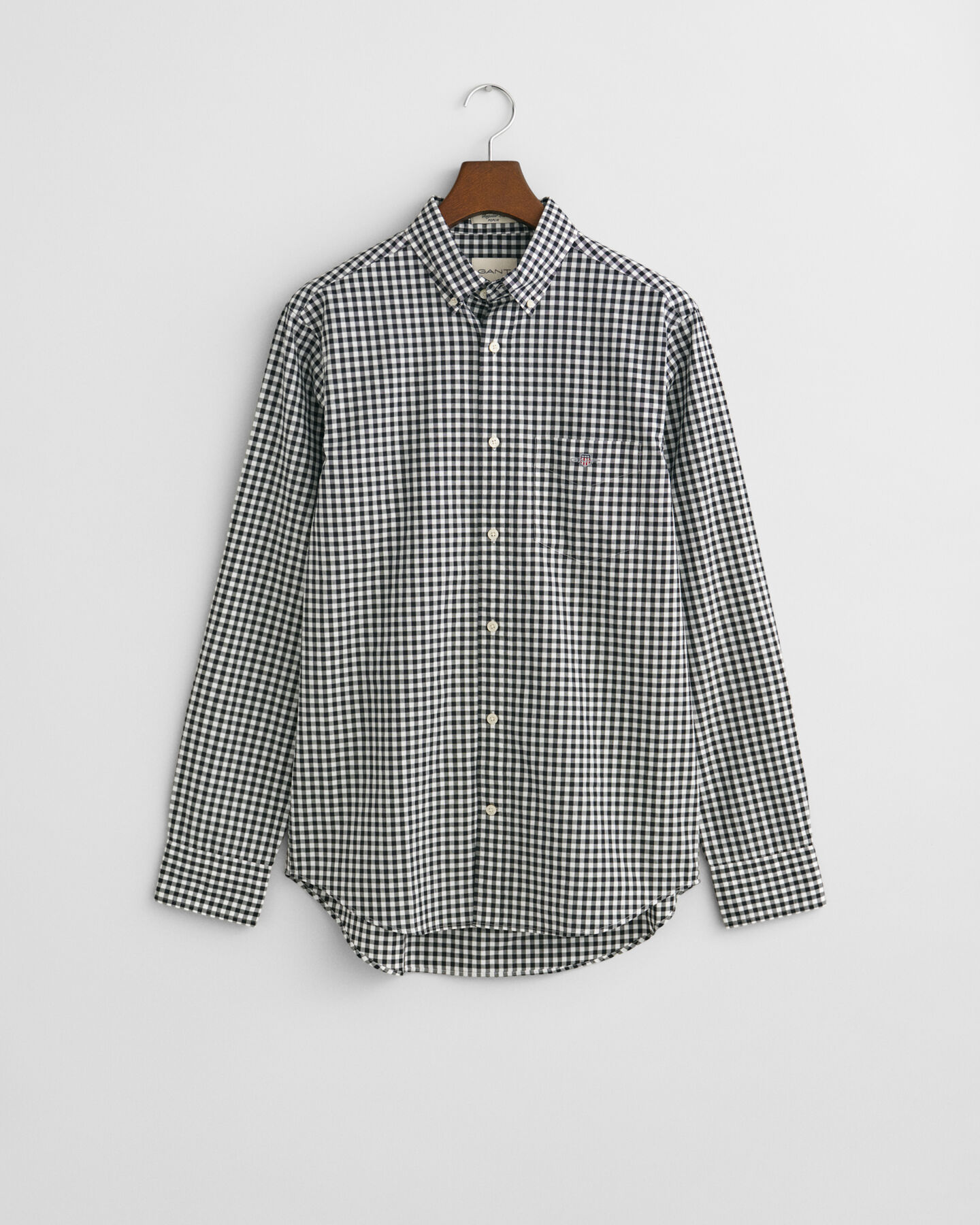 Regular Fit Classic Gingham Popeline Hemd