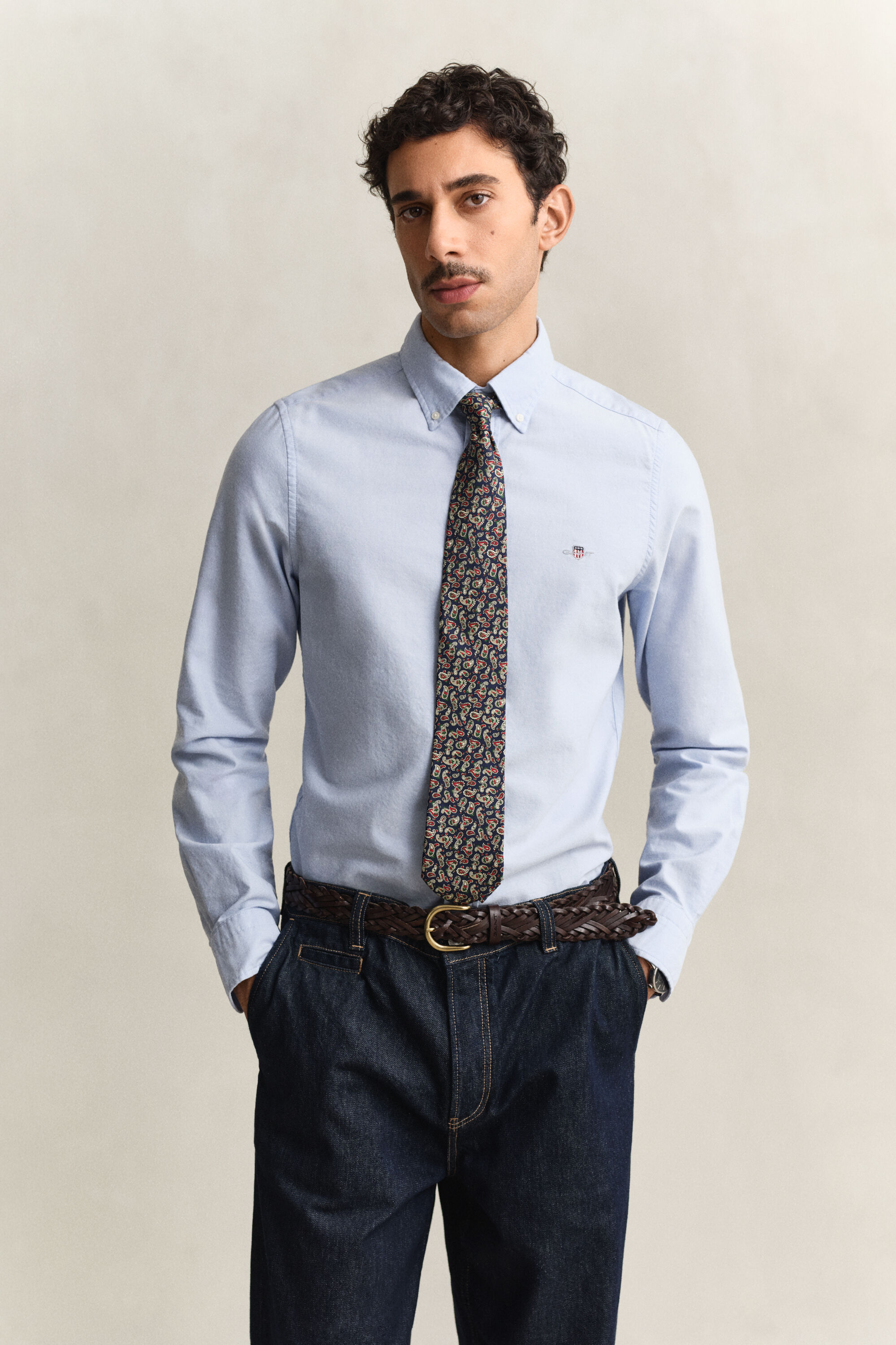 Slim Fit Classic Oxford-Hemd