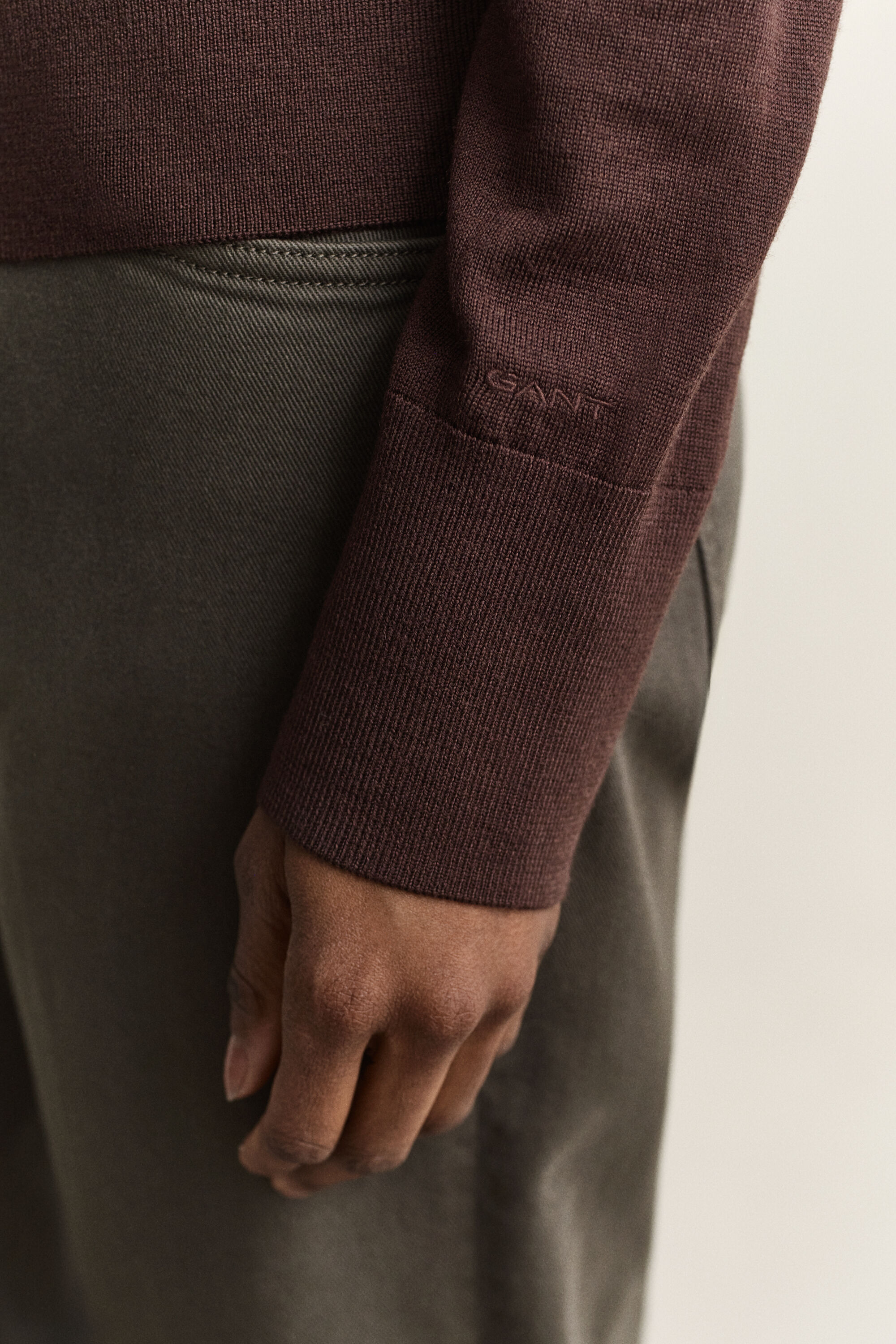 Strickjacke aus extrafeiner Merinowolle
