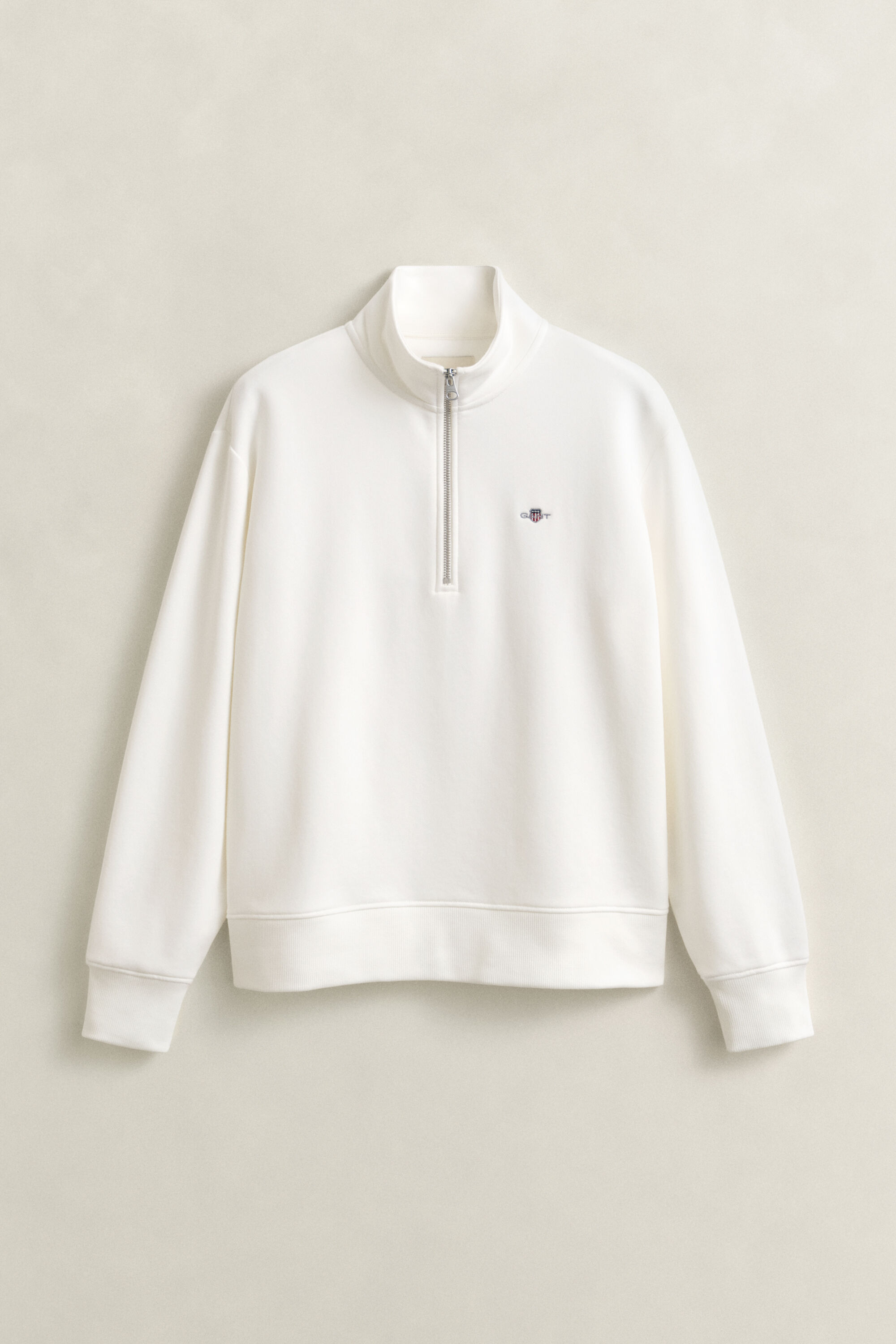 Shield Sweatshirt mit Reißverschlusskragen