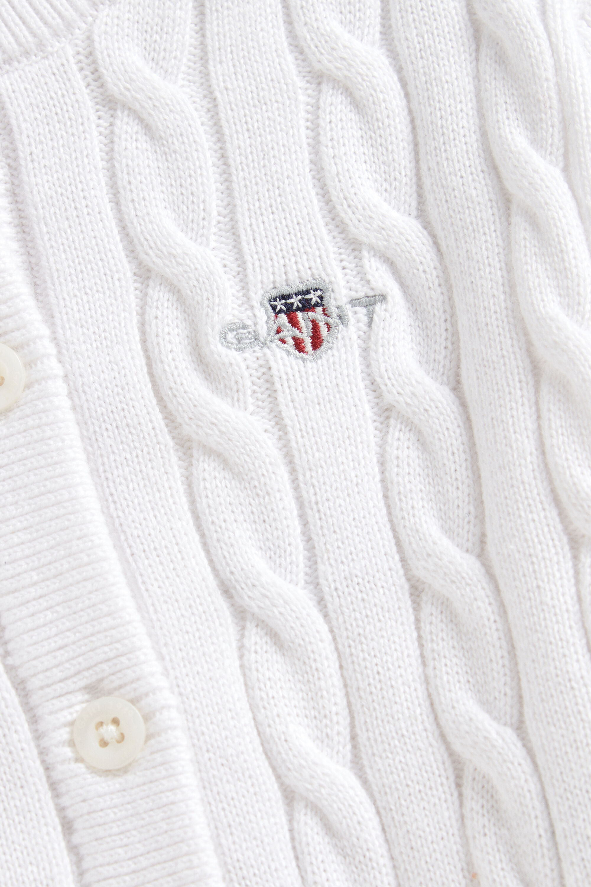Girls Shield Strickjacke mit Zopfmuster