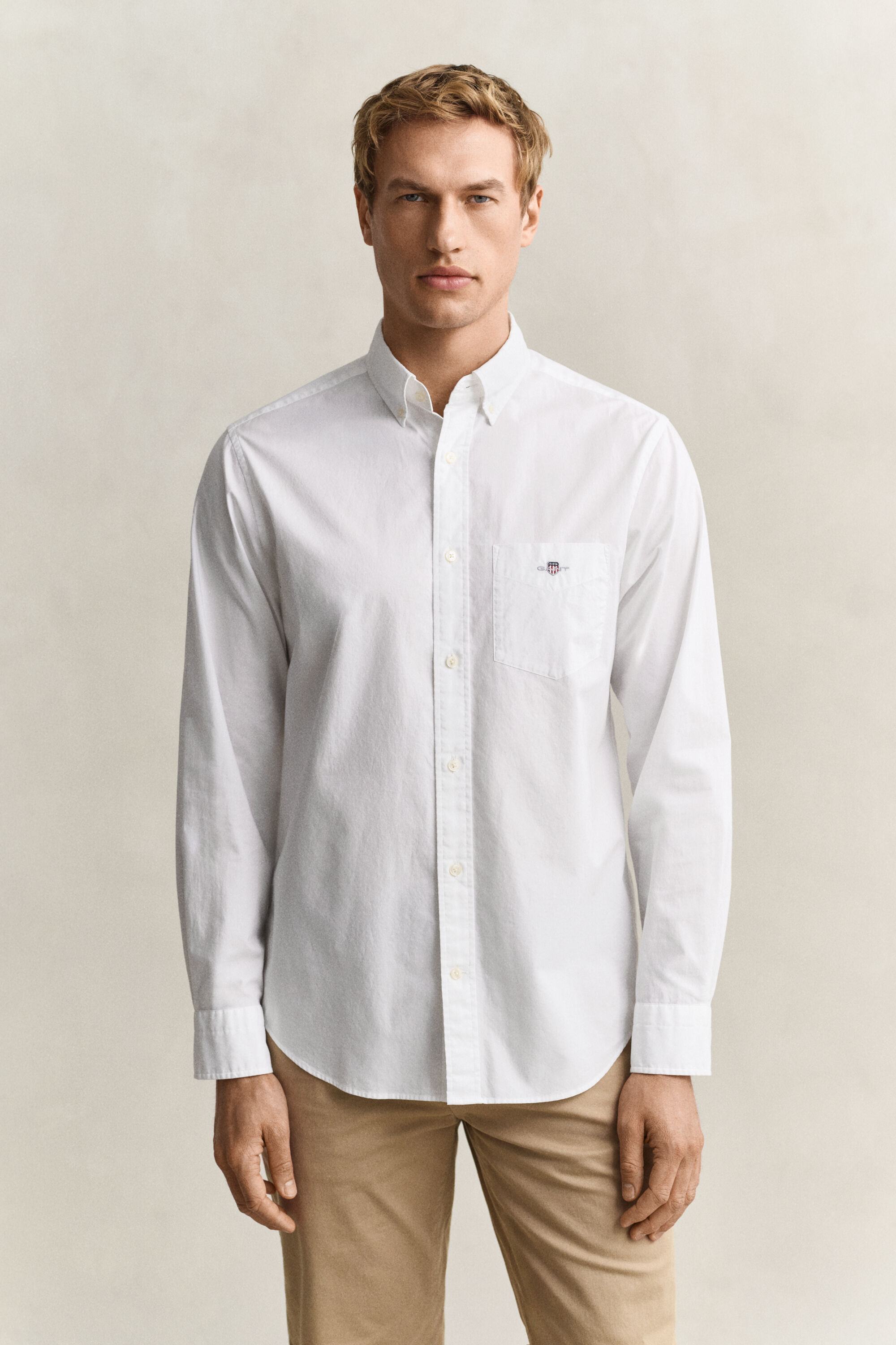 Classic Regular Fit Popeline Hemd