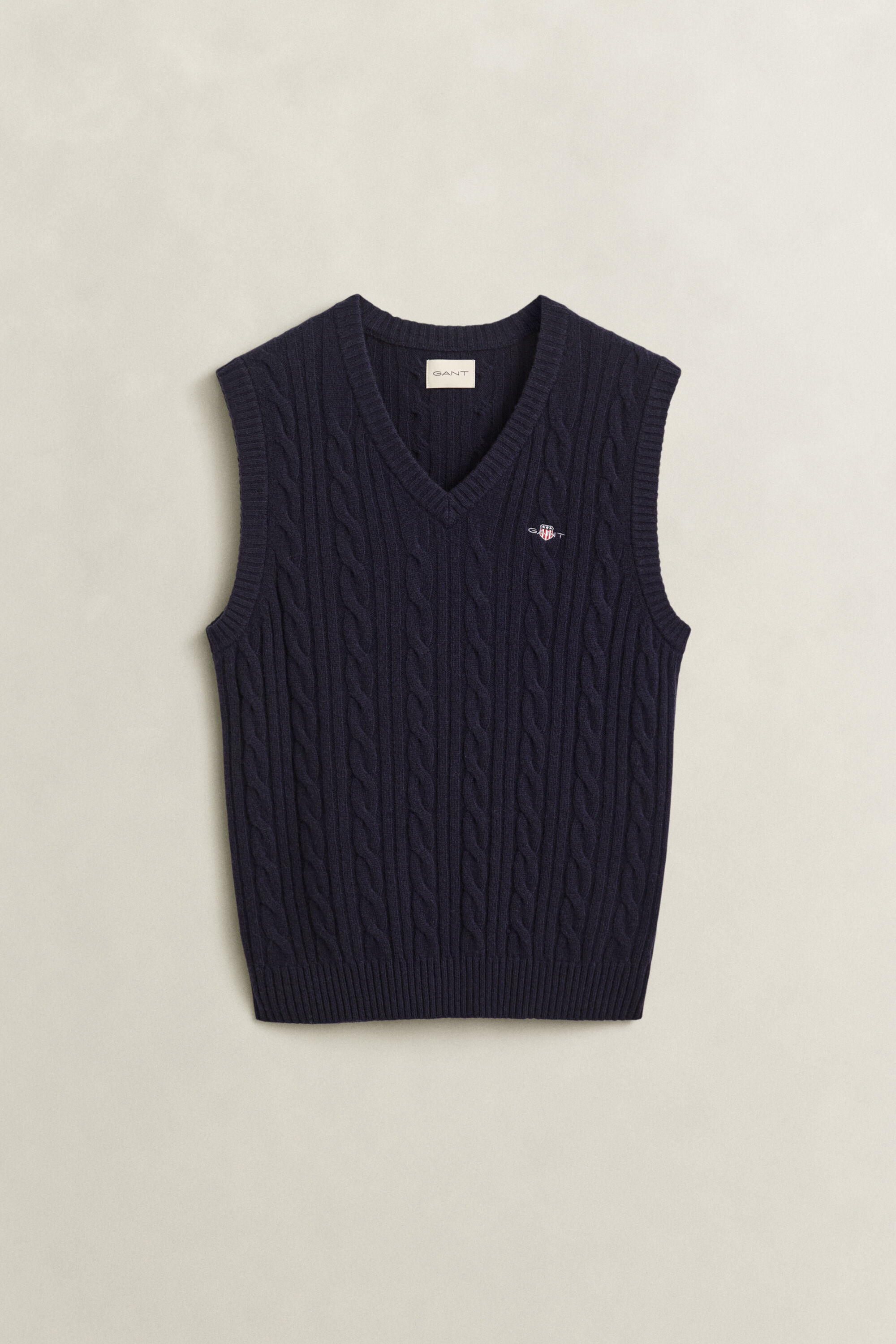 Zopfstrick Pullunder aus Lambswool