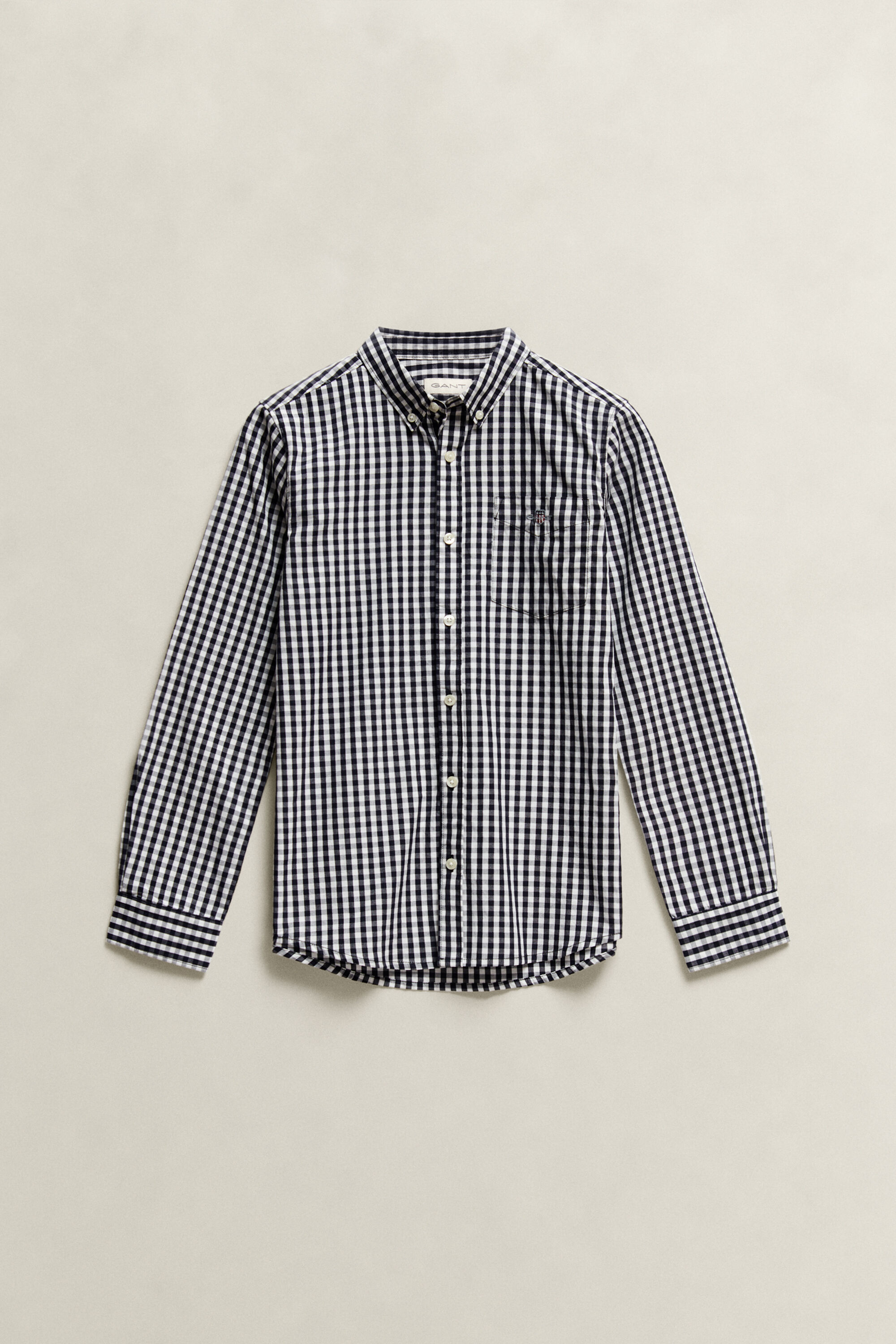 Teen Boys Gingham Popeline-Hemd
