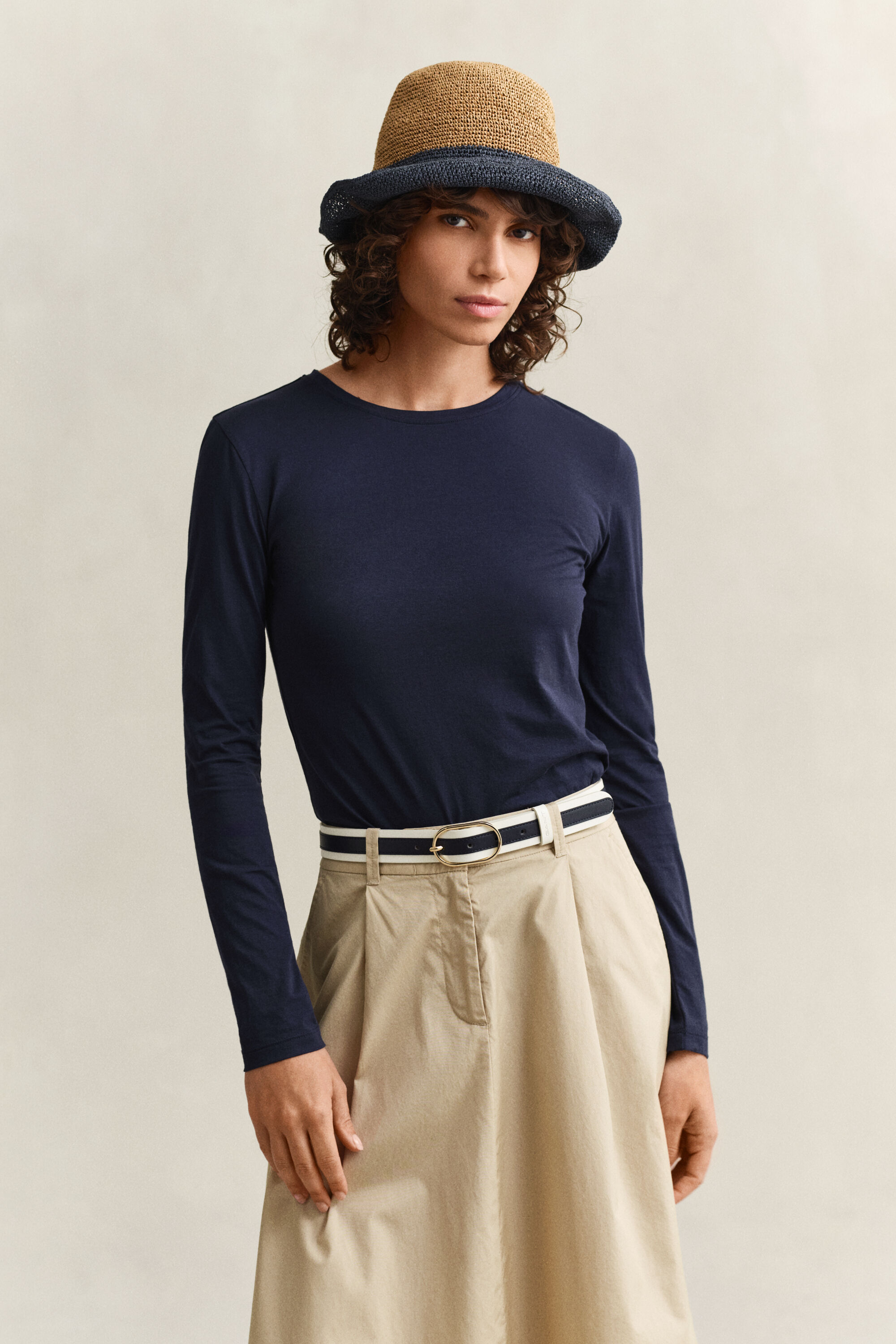 Langarm-Shirt aus Baumwolle