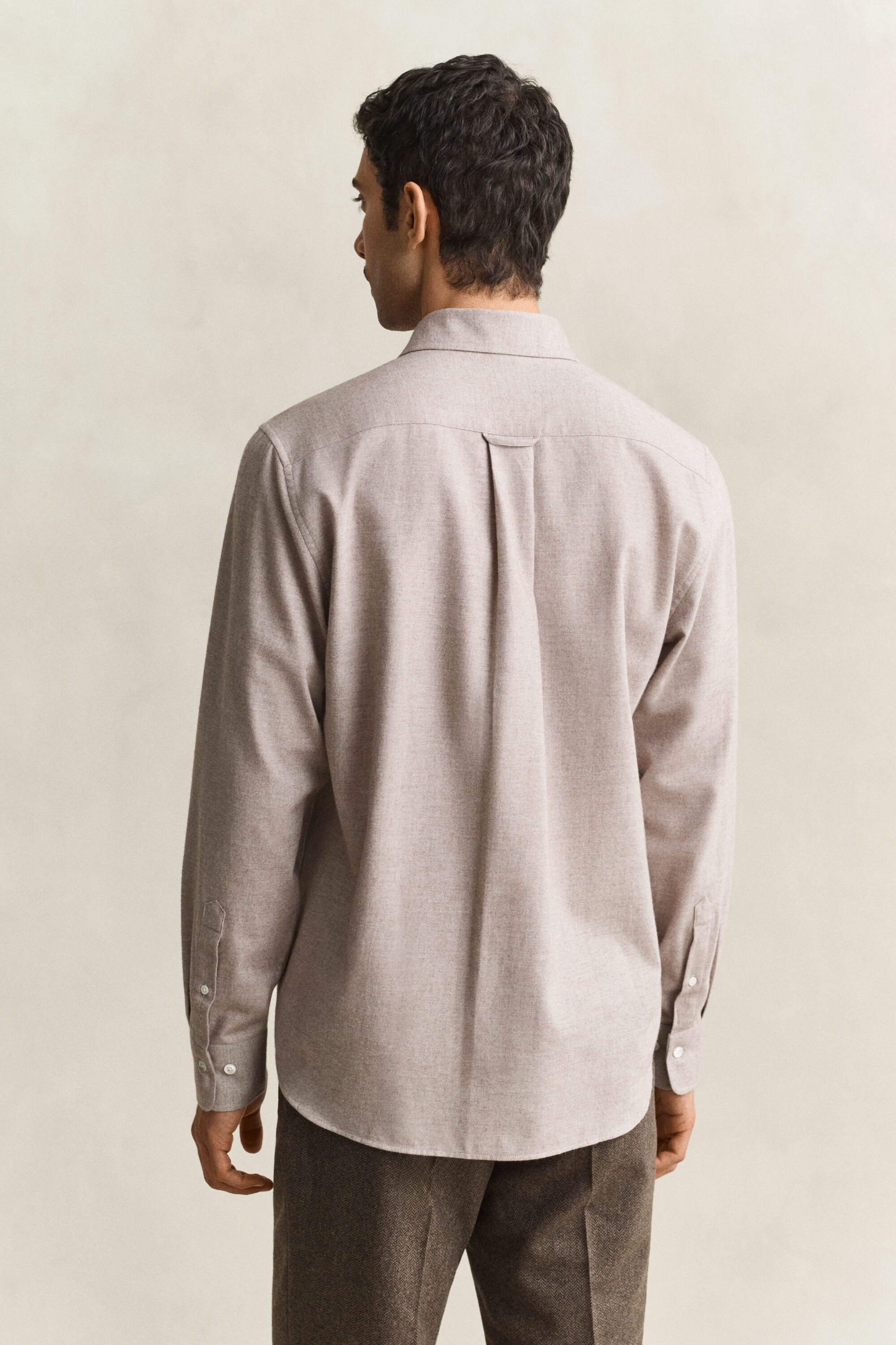 Flanellhemd aus Melange-Garn