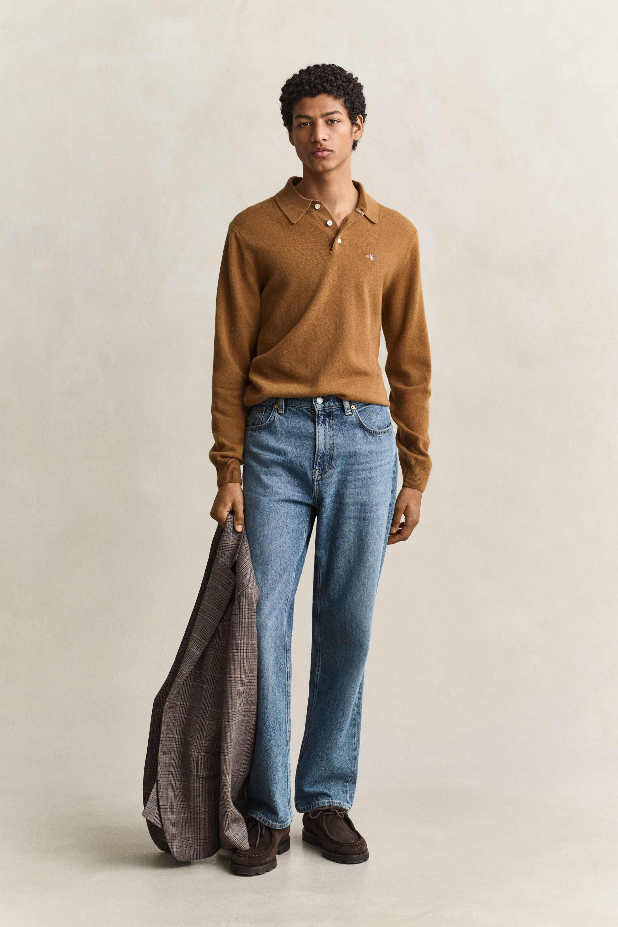 Superfine Lambswool Polopullover