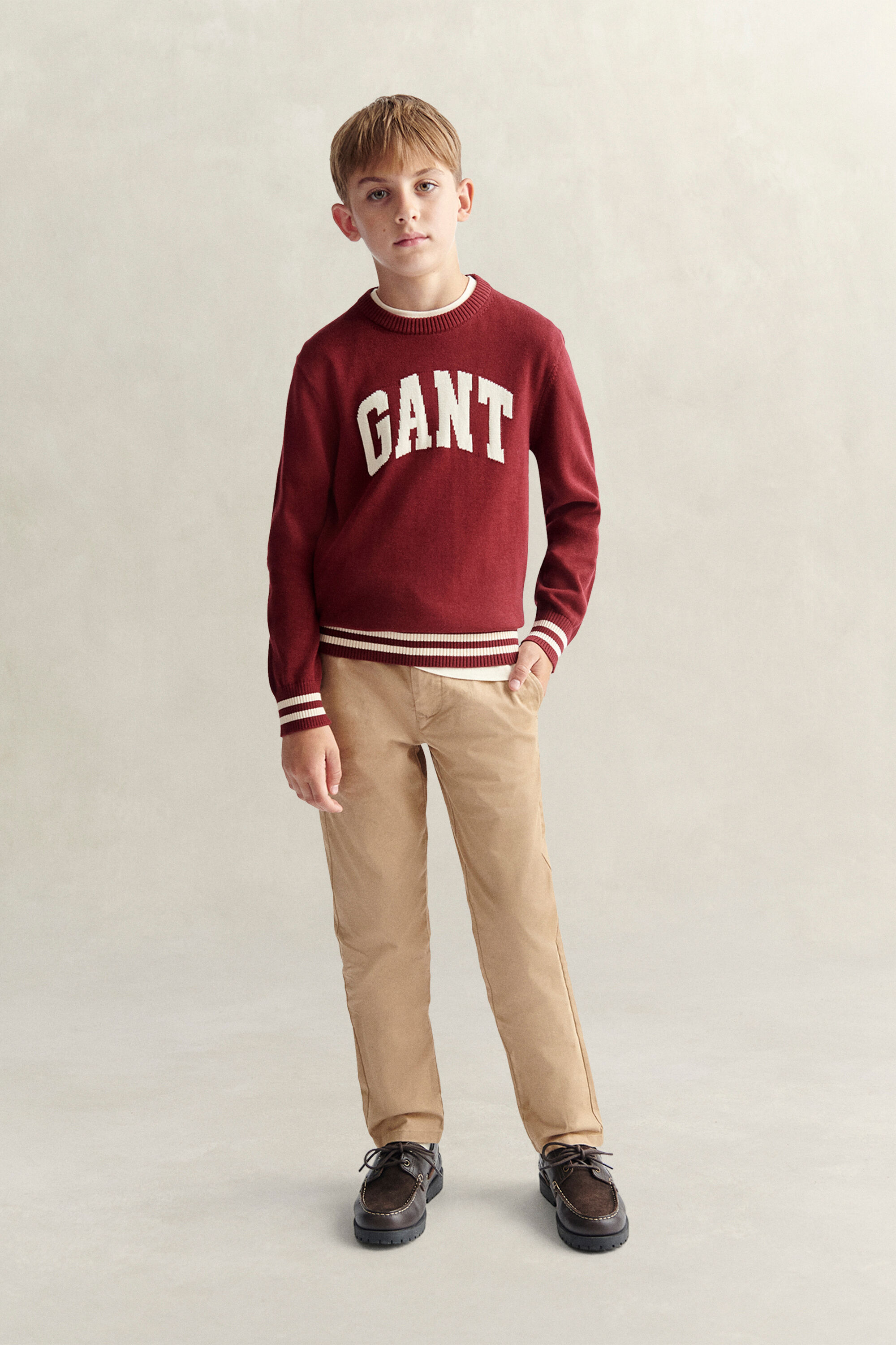 Teen Boys Pullover mit Intarsienstrickerei