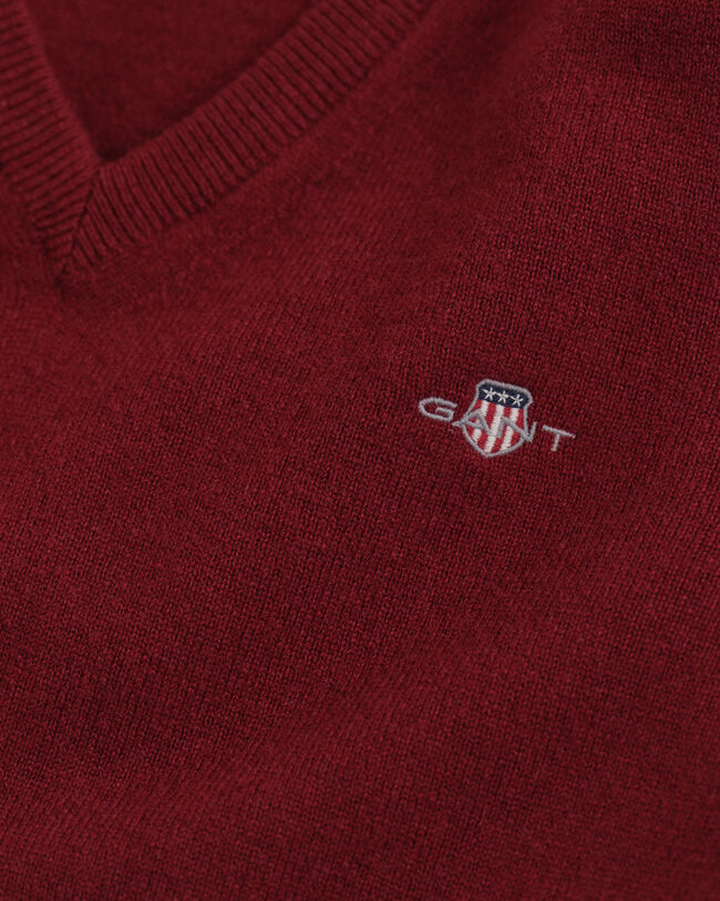 Superfine Lambswool V-Neck Pullover