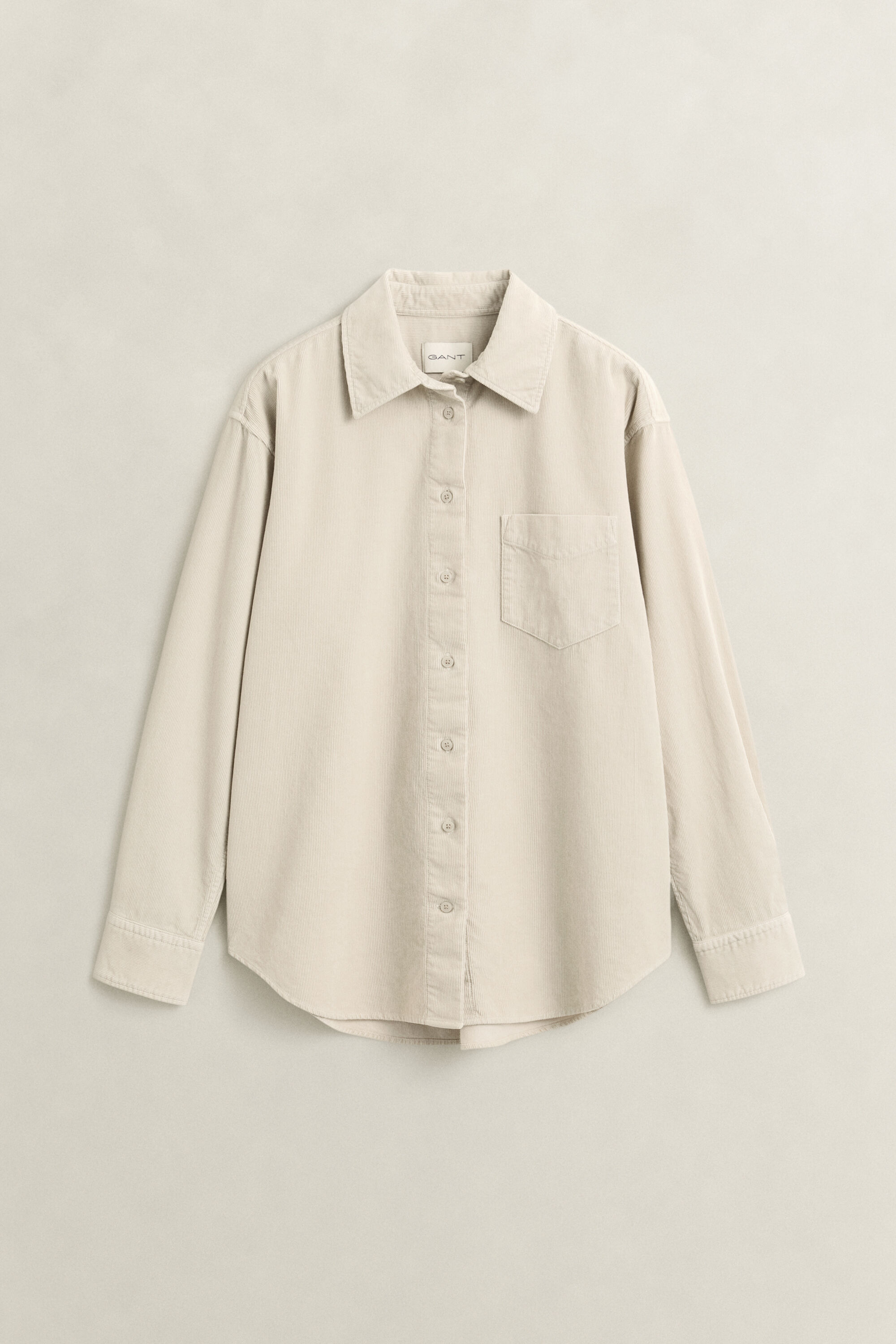 Relaxed Fit Cordbluse