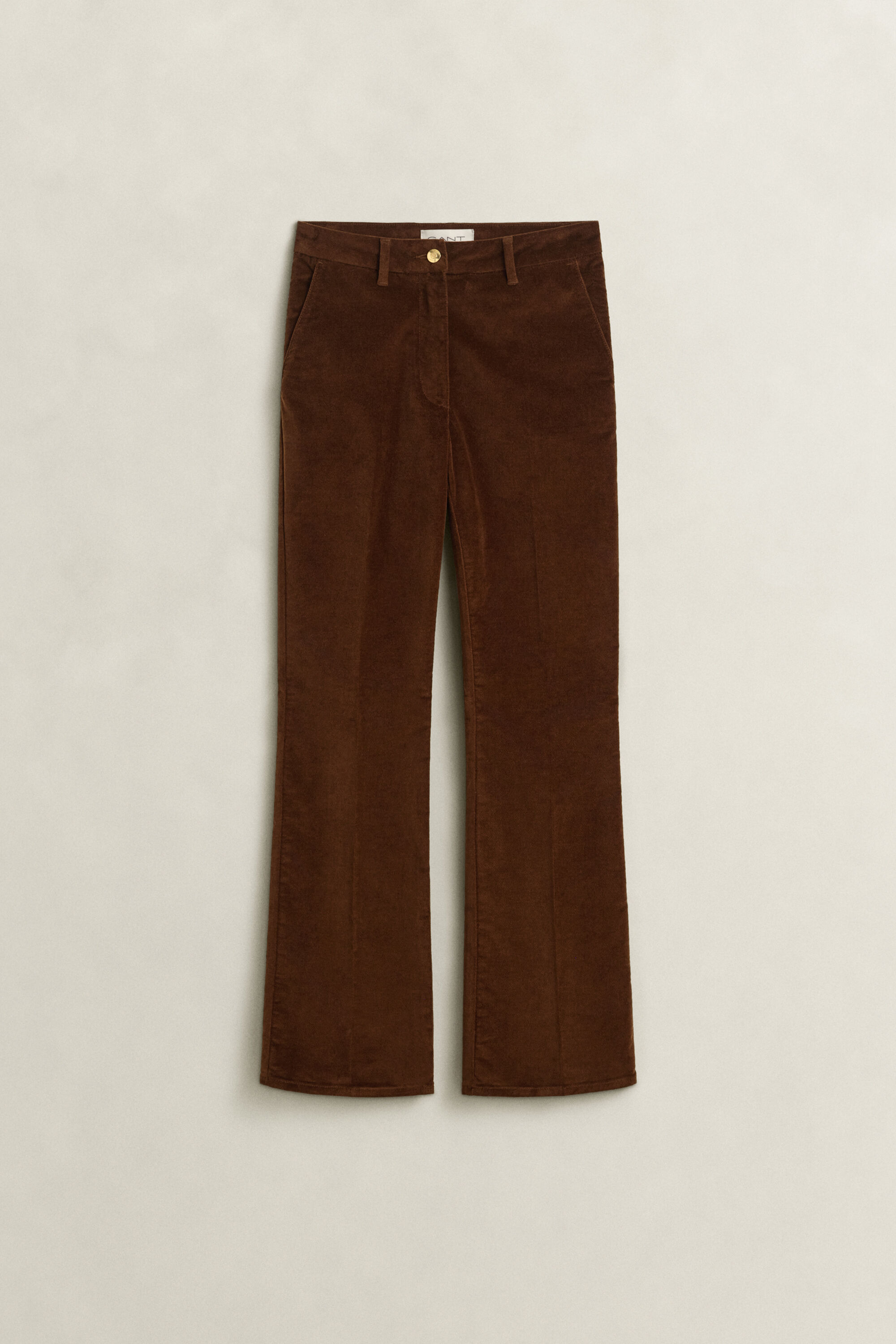 Ausgestellte Samthose