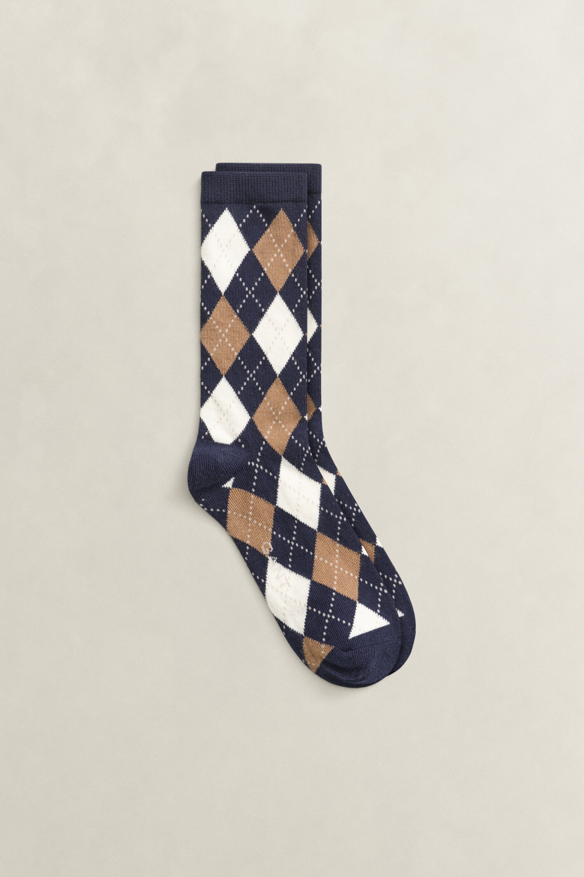 Argyle Socken mit Karomuster