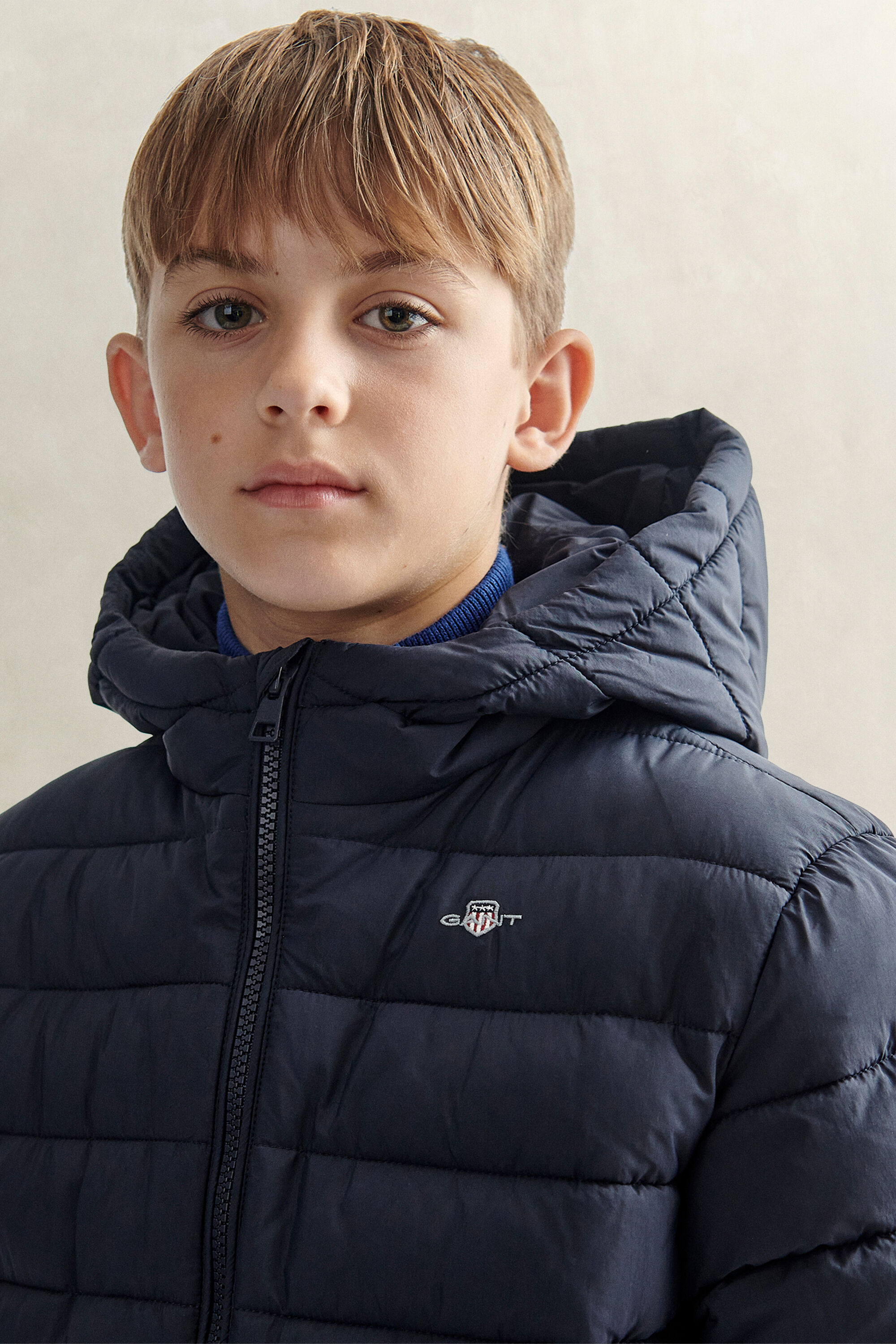Teen Boys Pufferjacke mit Kapuze