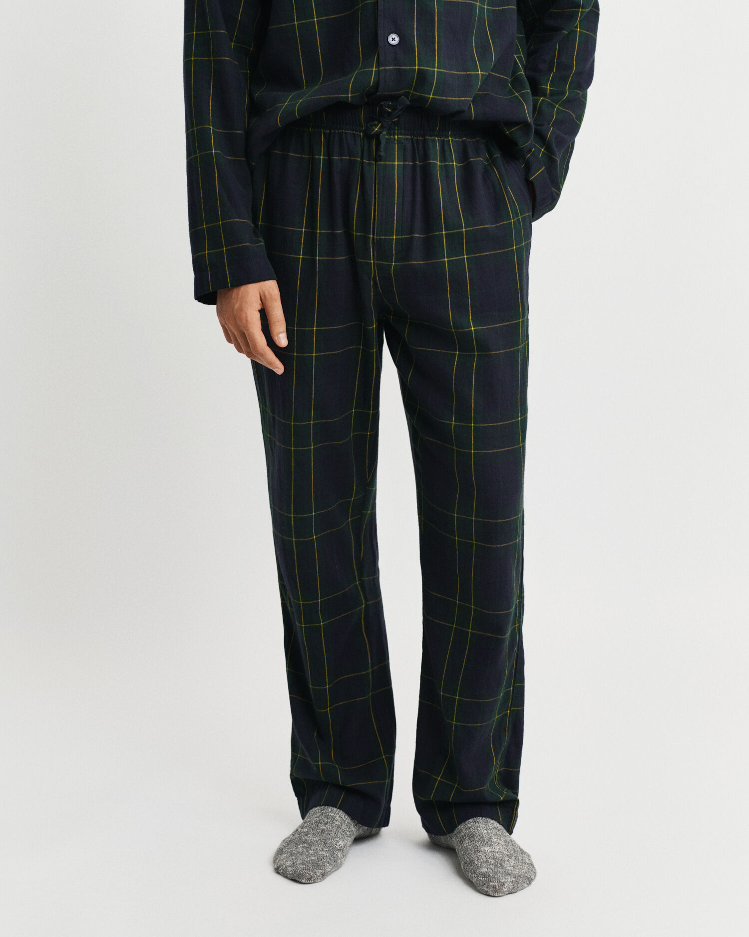 Flanell-Pyjama mit Karomuster in Geschenkbox