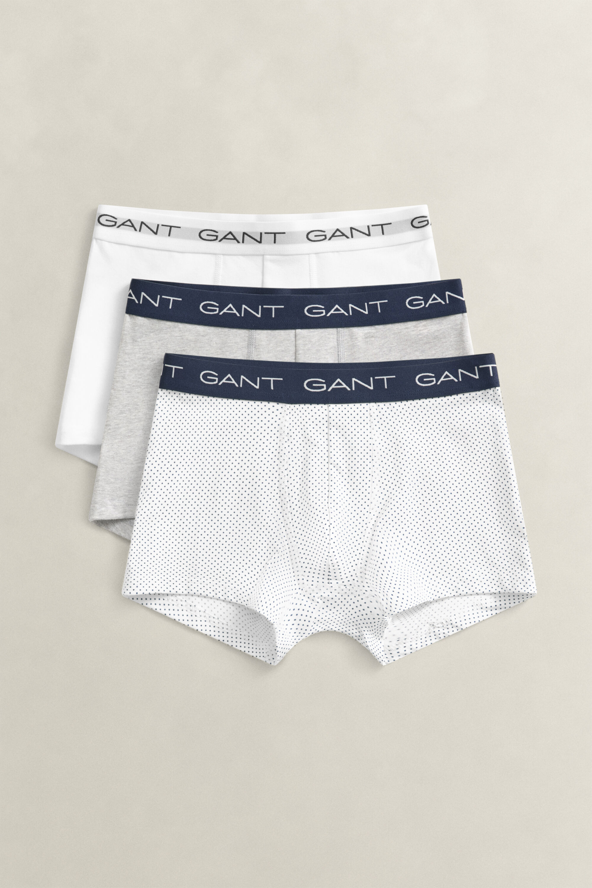 3er-Pack Boxershorts mit Punktmuster