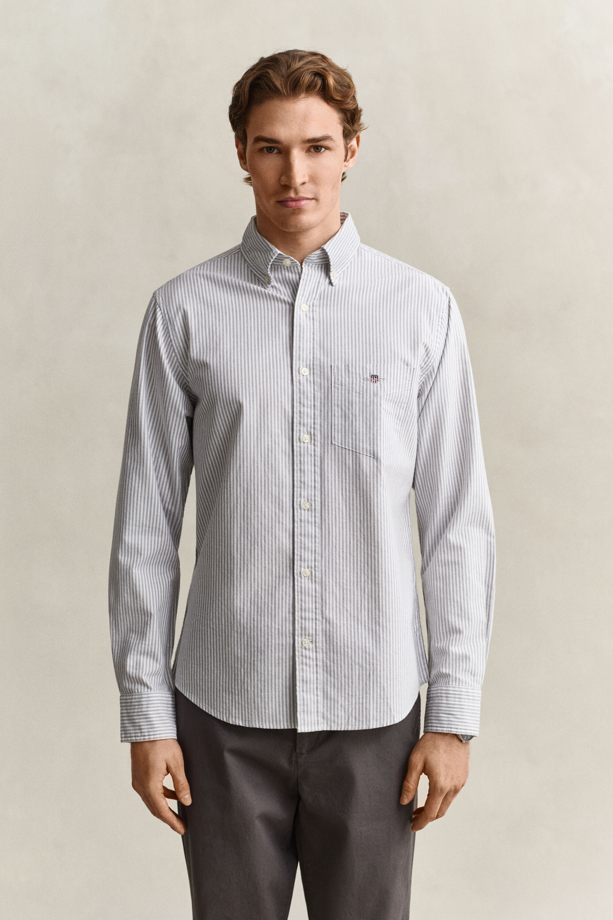 Banker Stripe Classic Oxford-Hemd
