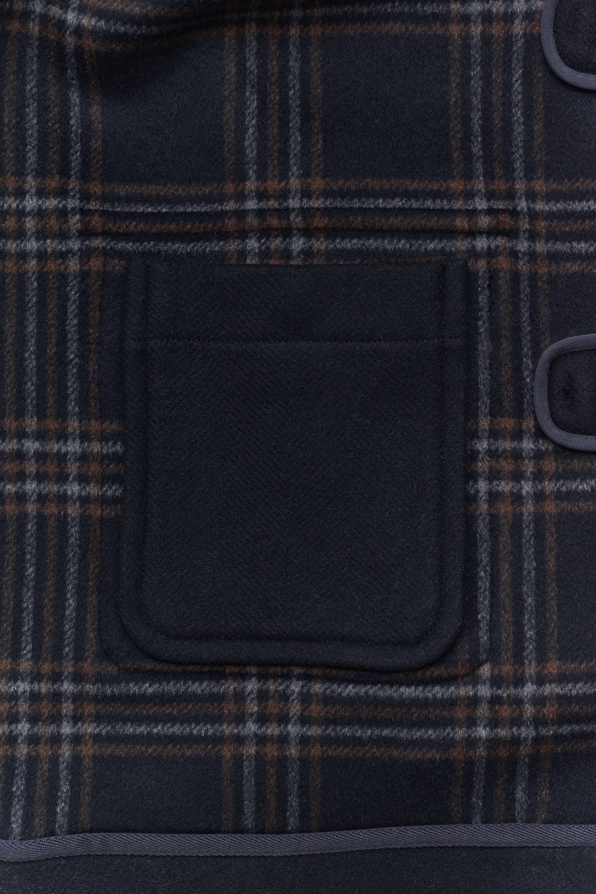 Duffle Jacke aus Wolle