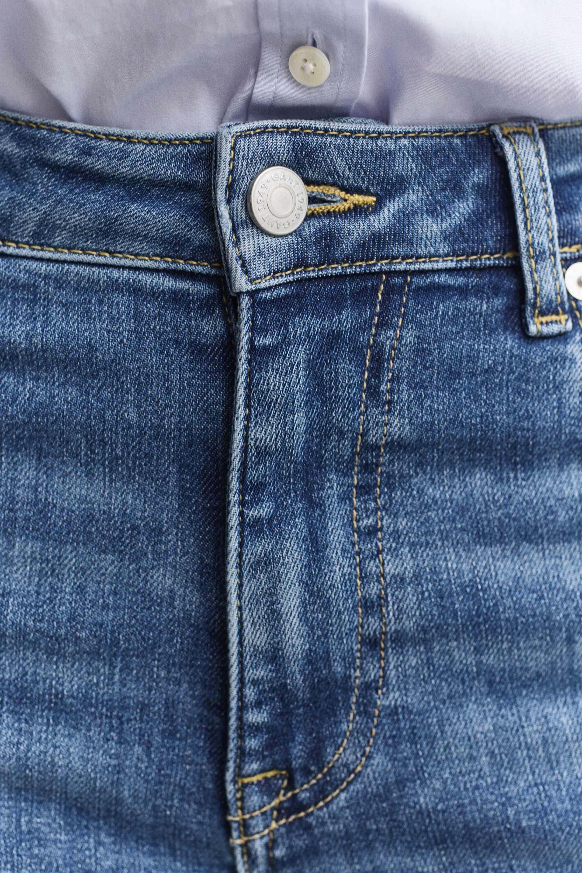 Cropped Stretch-Jeans