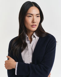 Strickjacke aus Wolle mit Kaschmiranteil