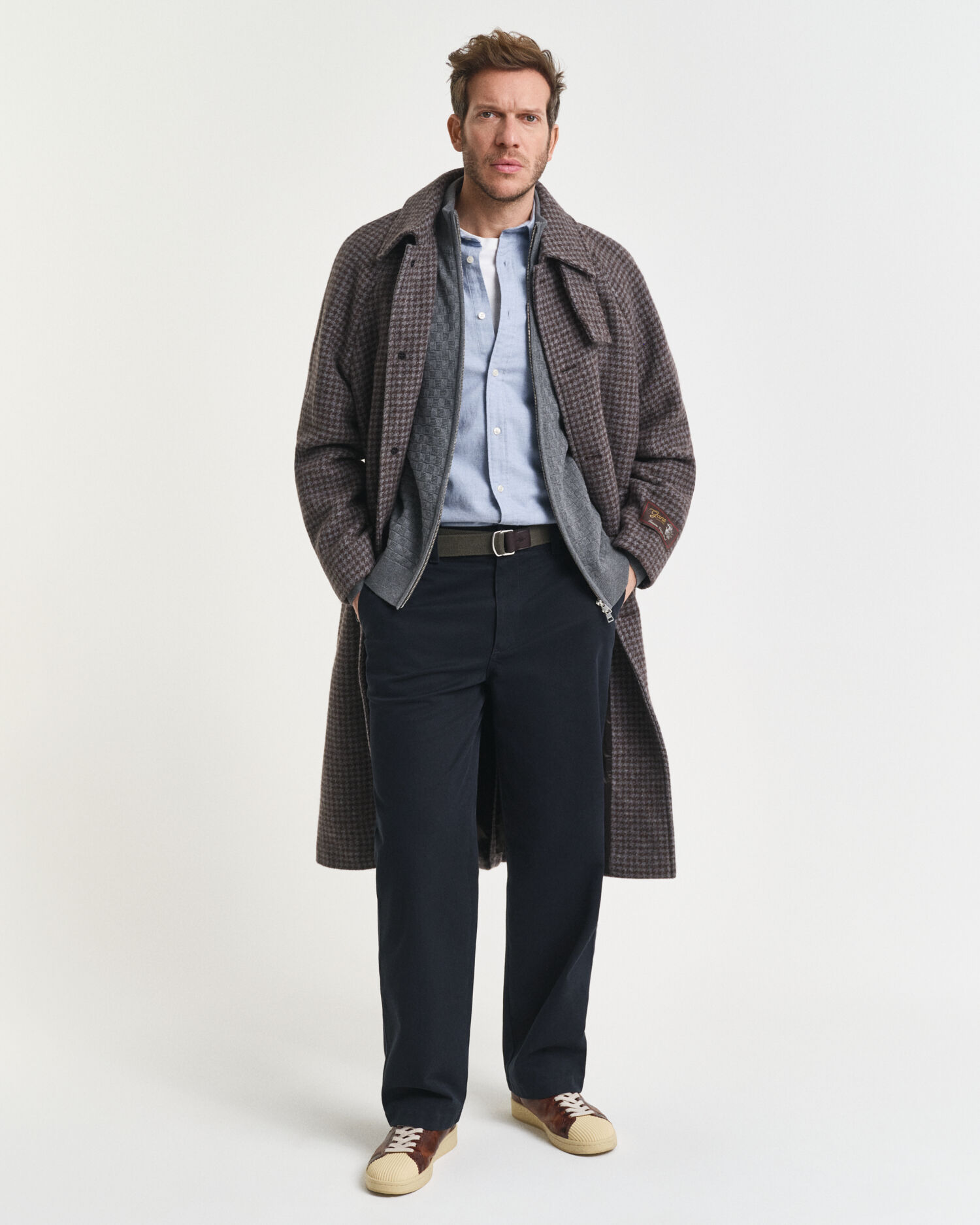 Strickjacke mit Mikrostruktur