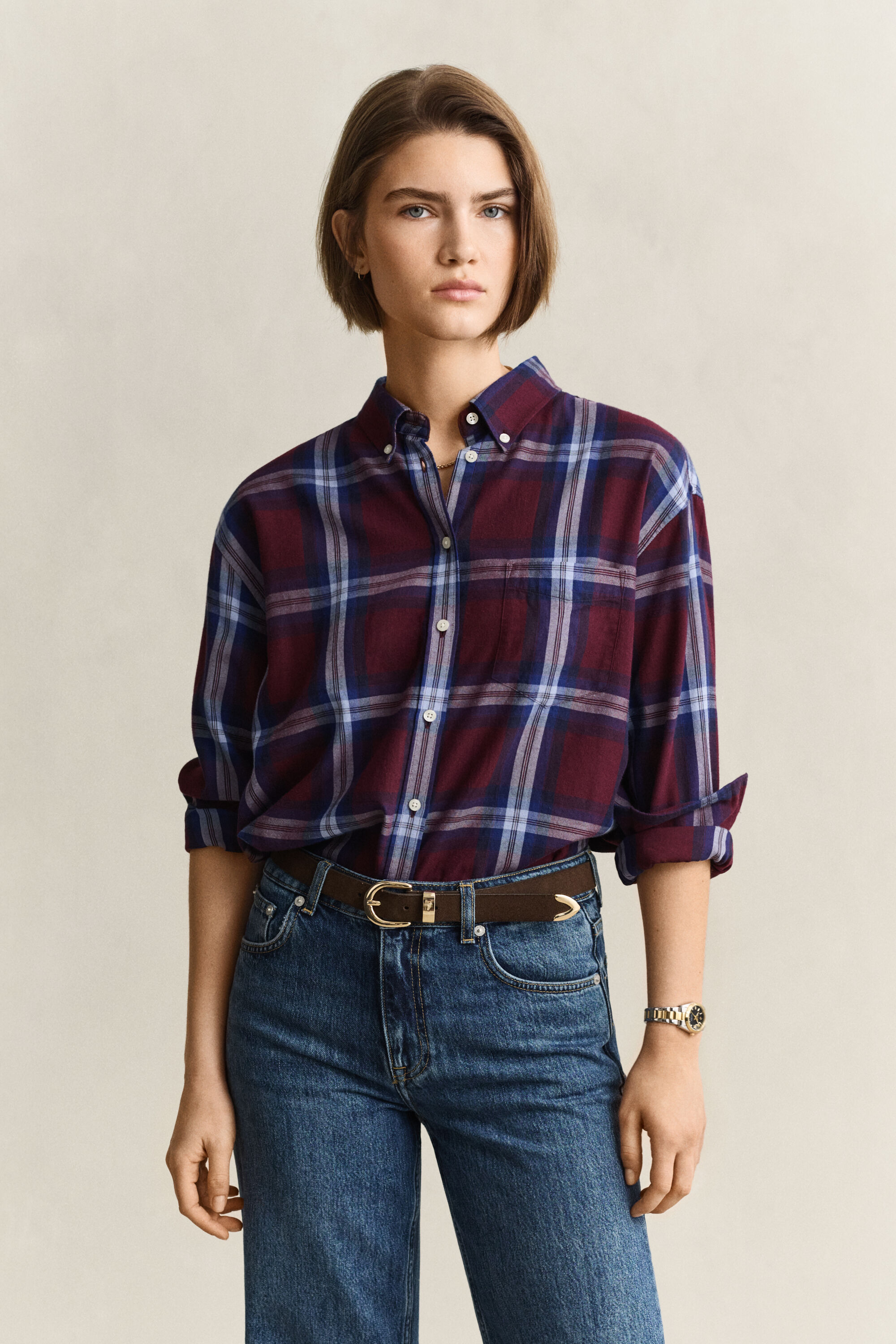Relaxed Fit Flanellhemd