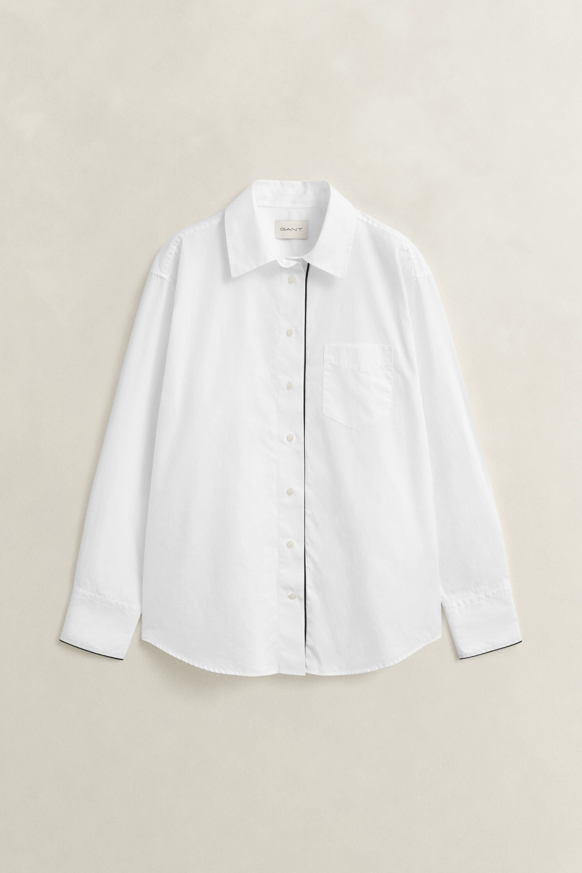 Bluse mit Paspeln