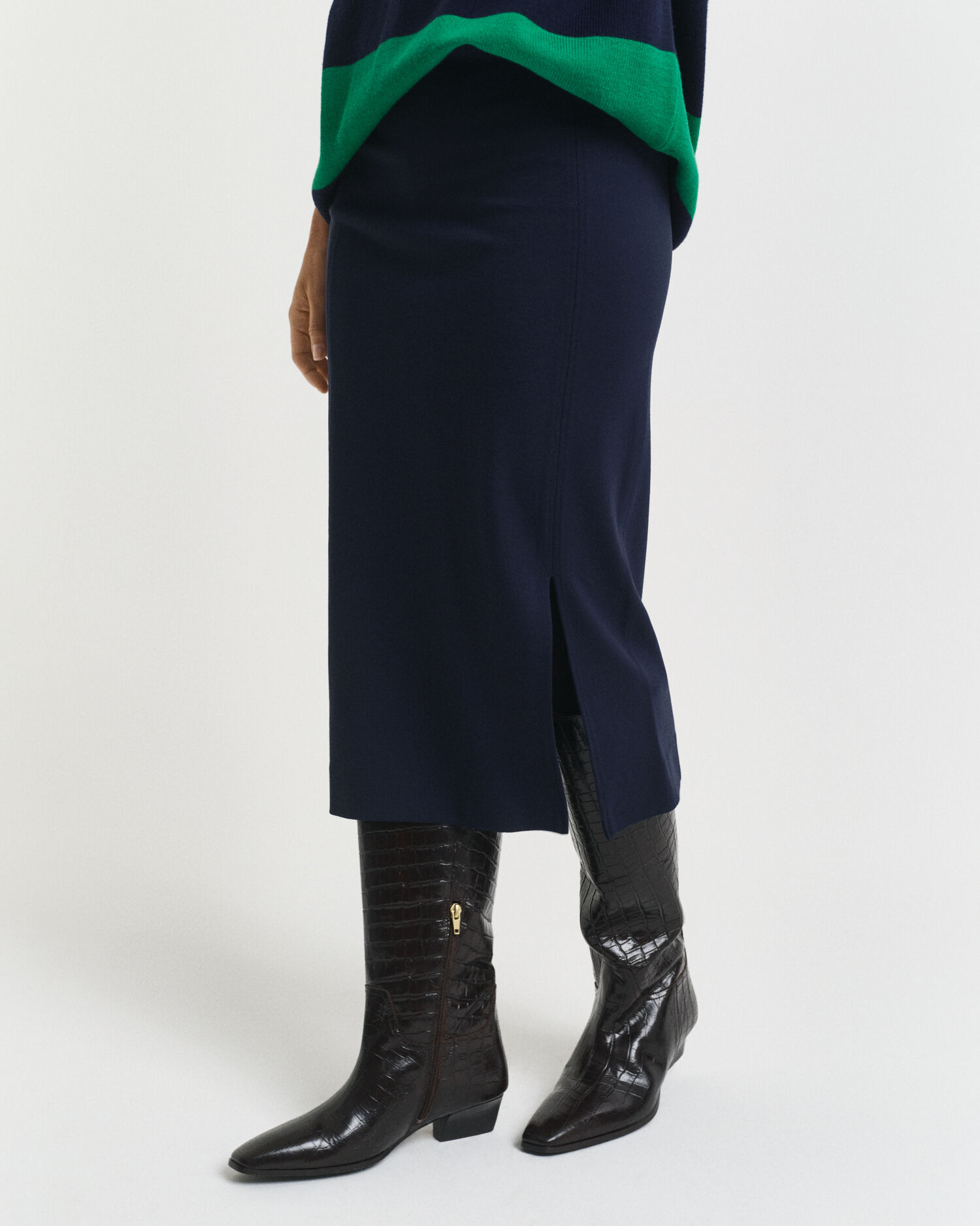 Bleistiftrock aus Jersey