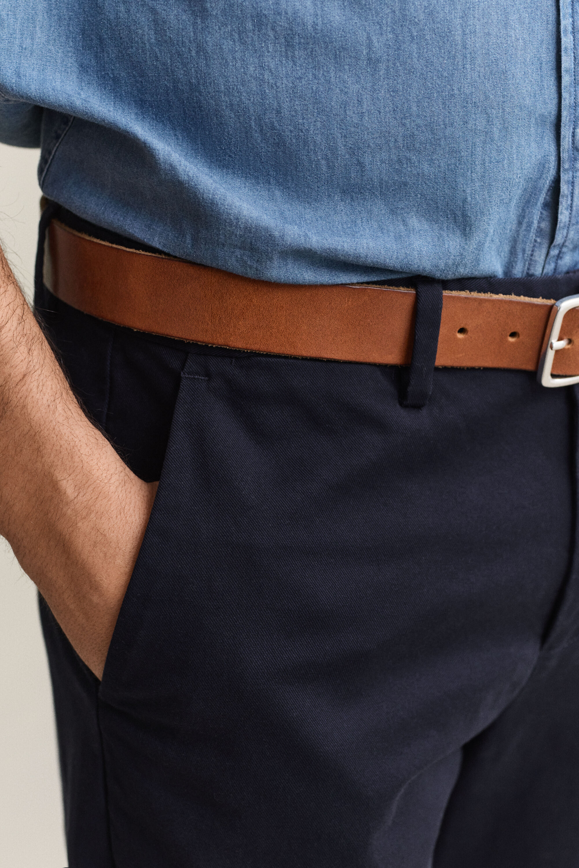 Elegante Regular Fit Chinohose