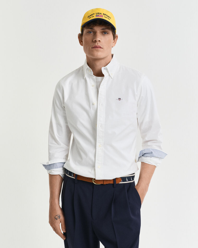 Slim Fit Oxford-Hemd mit Stretch