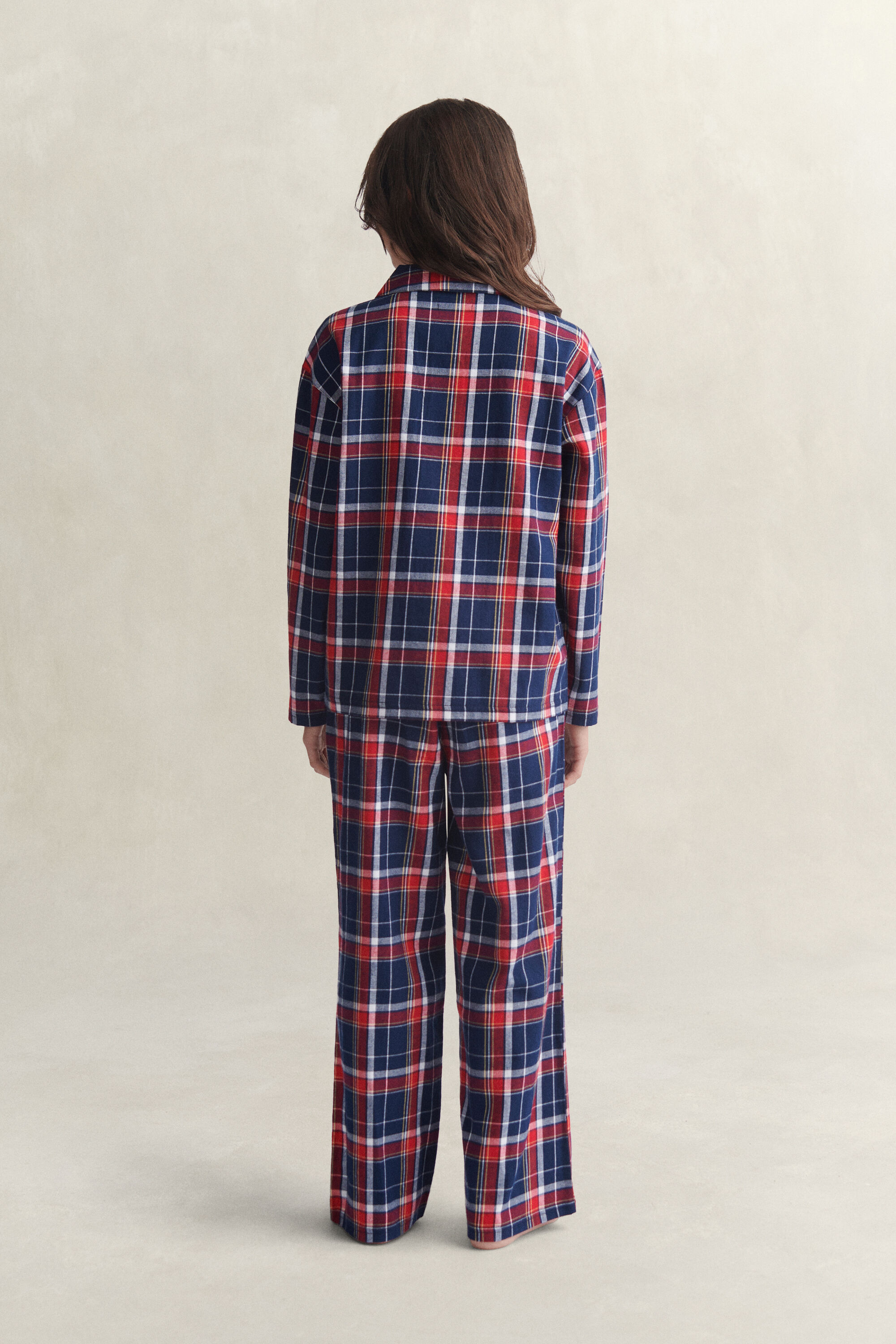 Teens Flanellpyjama mit Tartan-Muster