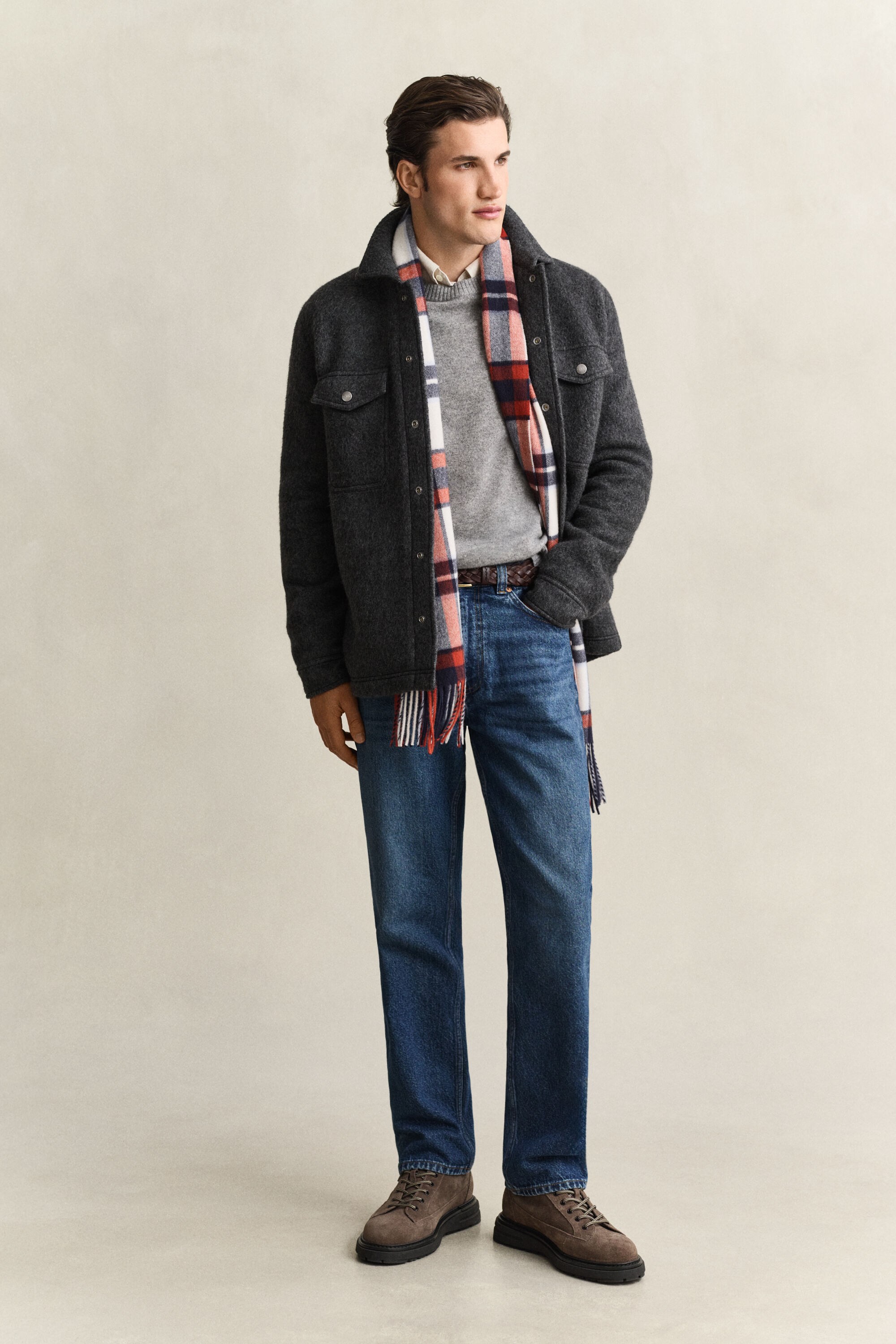Fleece-Hemdjacke