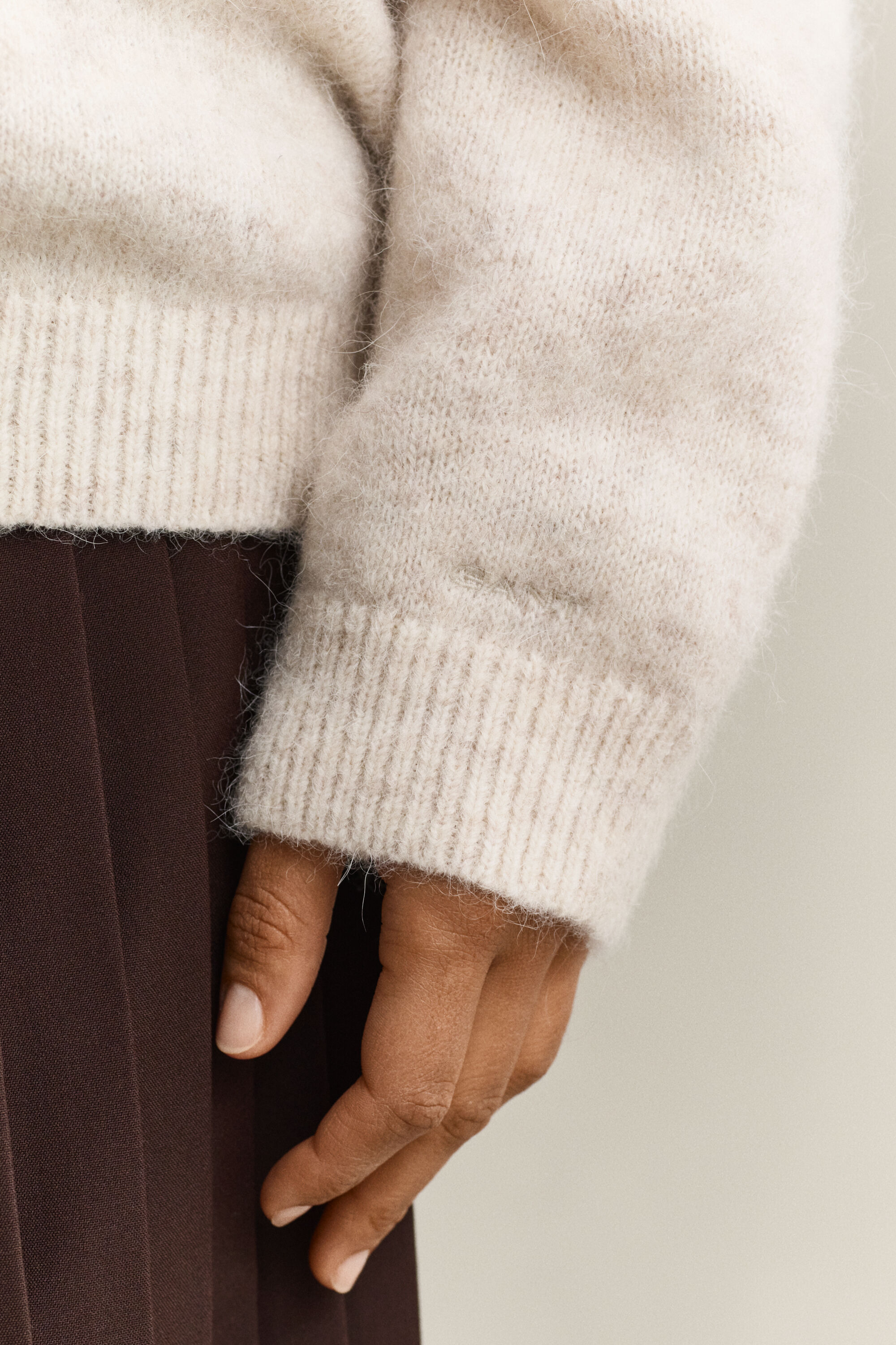 Pullover aus Alpakawollgemisch