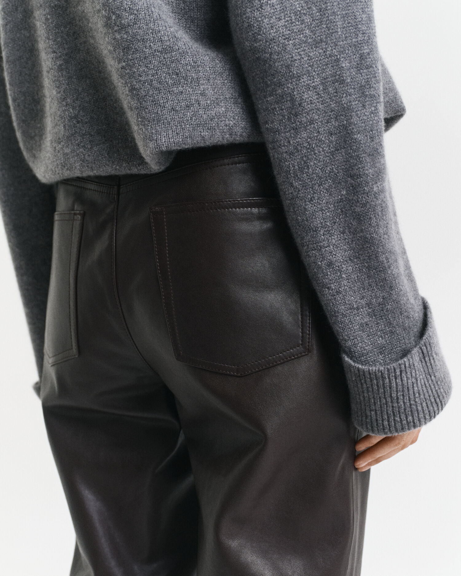 Lederhose im 5-Pocket-Design